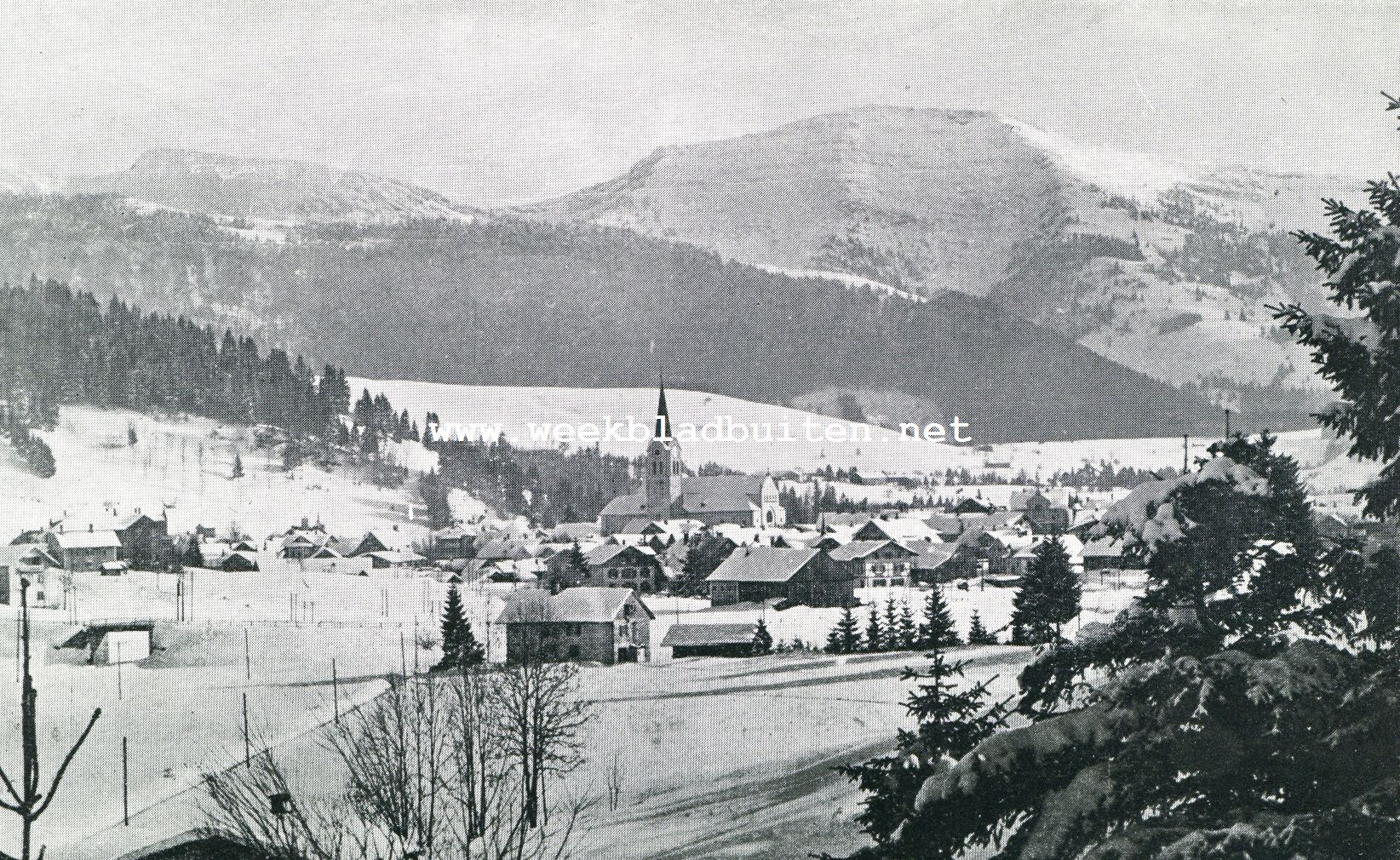 WINTERSPORT IN DUITSCHLAND. BENSTAUFEN IN BEIEREN