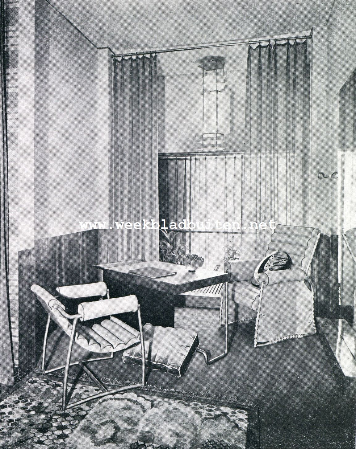 De moderne Fransch kunstnijverheid. Boudoir van Maurice Matet