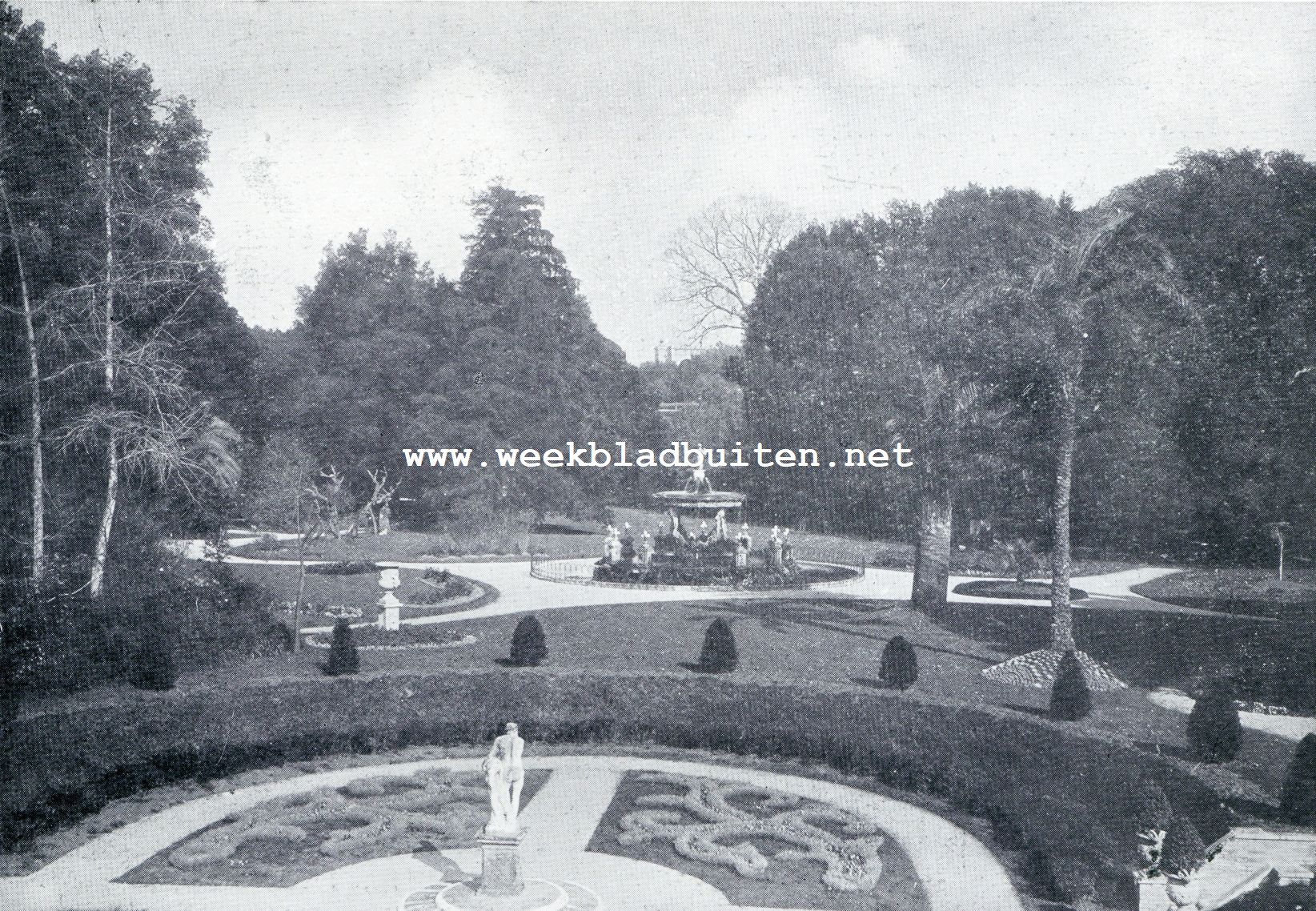 Rome. In het park van de Villa d'Este