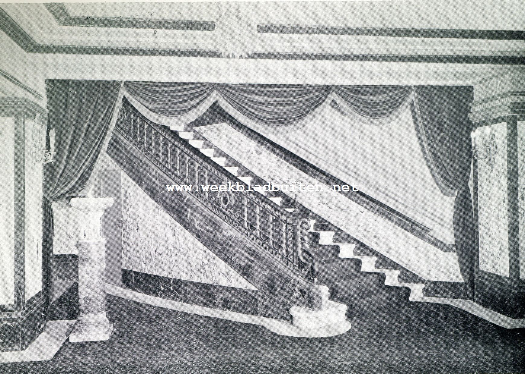 Hollywood. Trappenhuis in de woning van Harold Lloyd