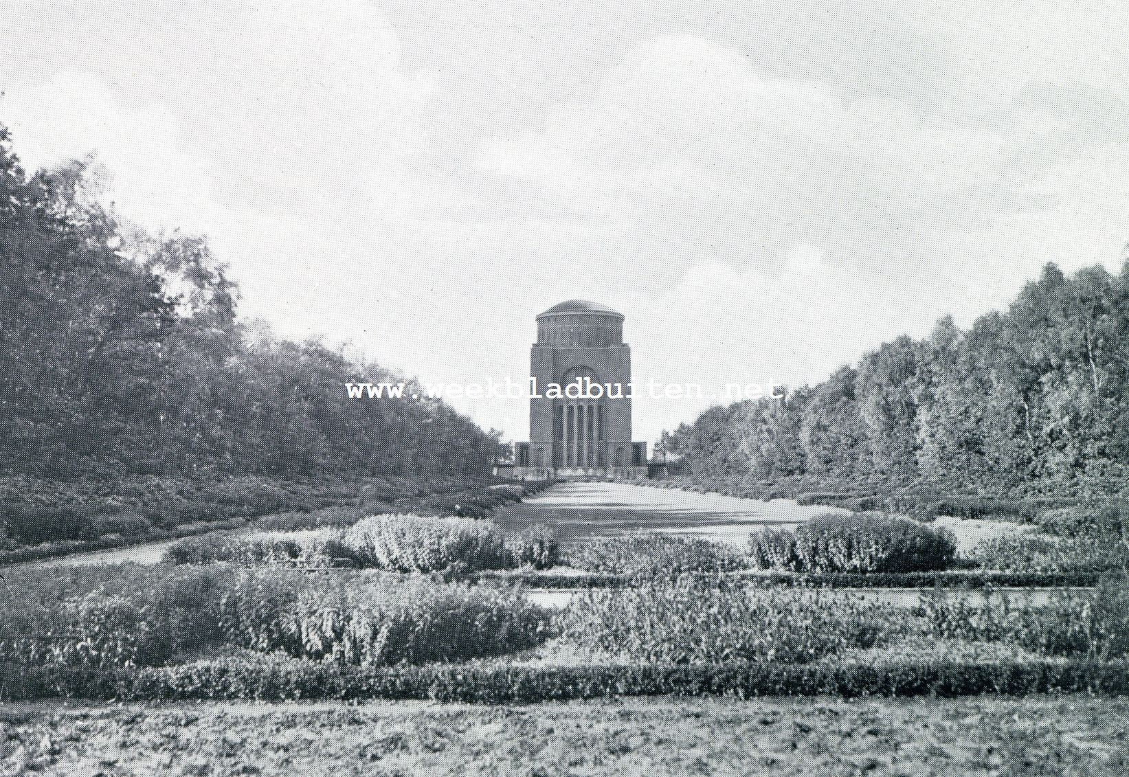 Het Stadspark te Hamburg. De watertoren
