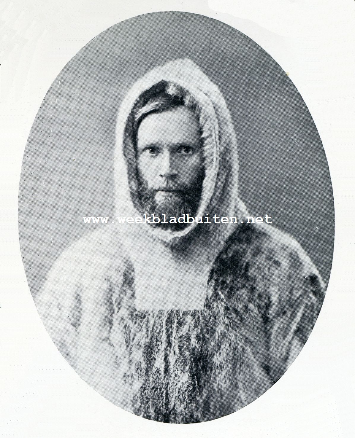 Eskimo-honden. Chr. Leden in Eskimosche zomerkleeren