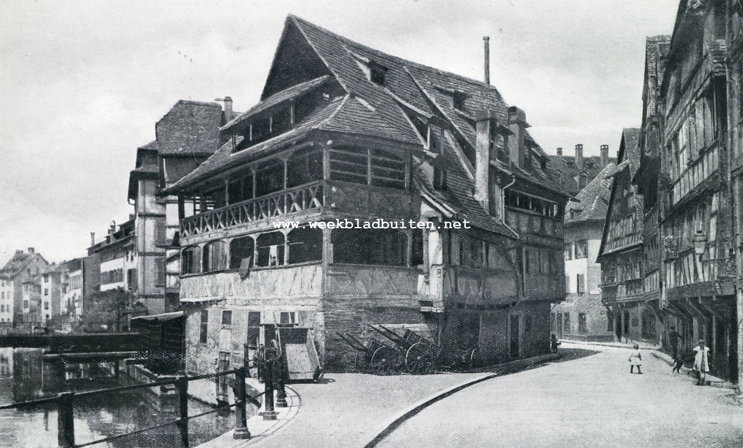 Straatsburg. Het Bain-aux-Plantes, de oude looierswijk