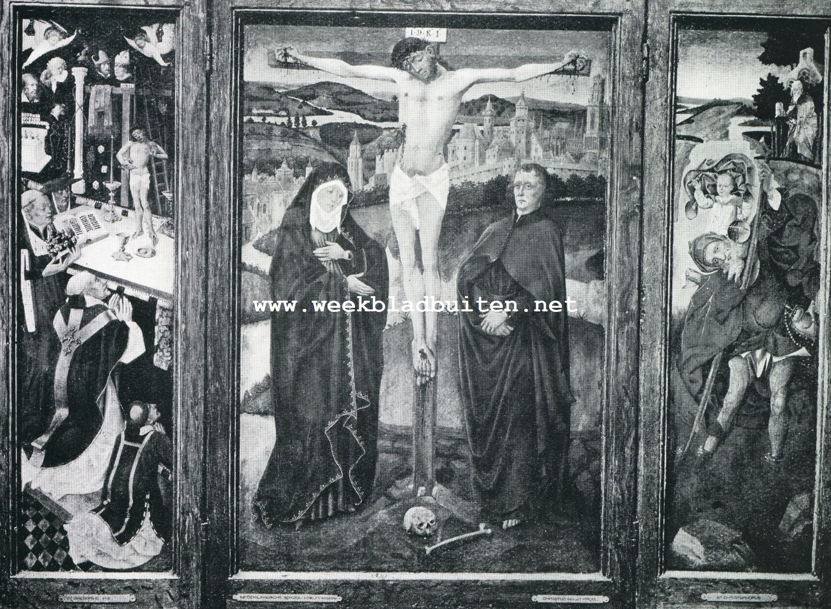 Centraal Museum te Utrecht. Drieluik van ongeveer 1460