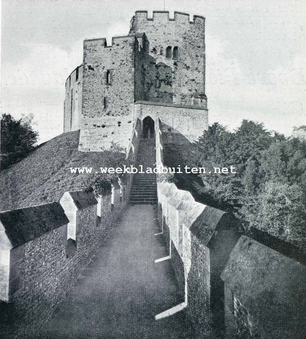 Arundle Castle. Het oudste deel van Arundle Castle