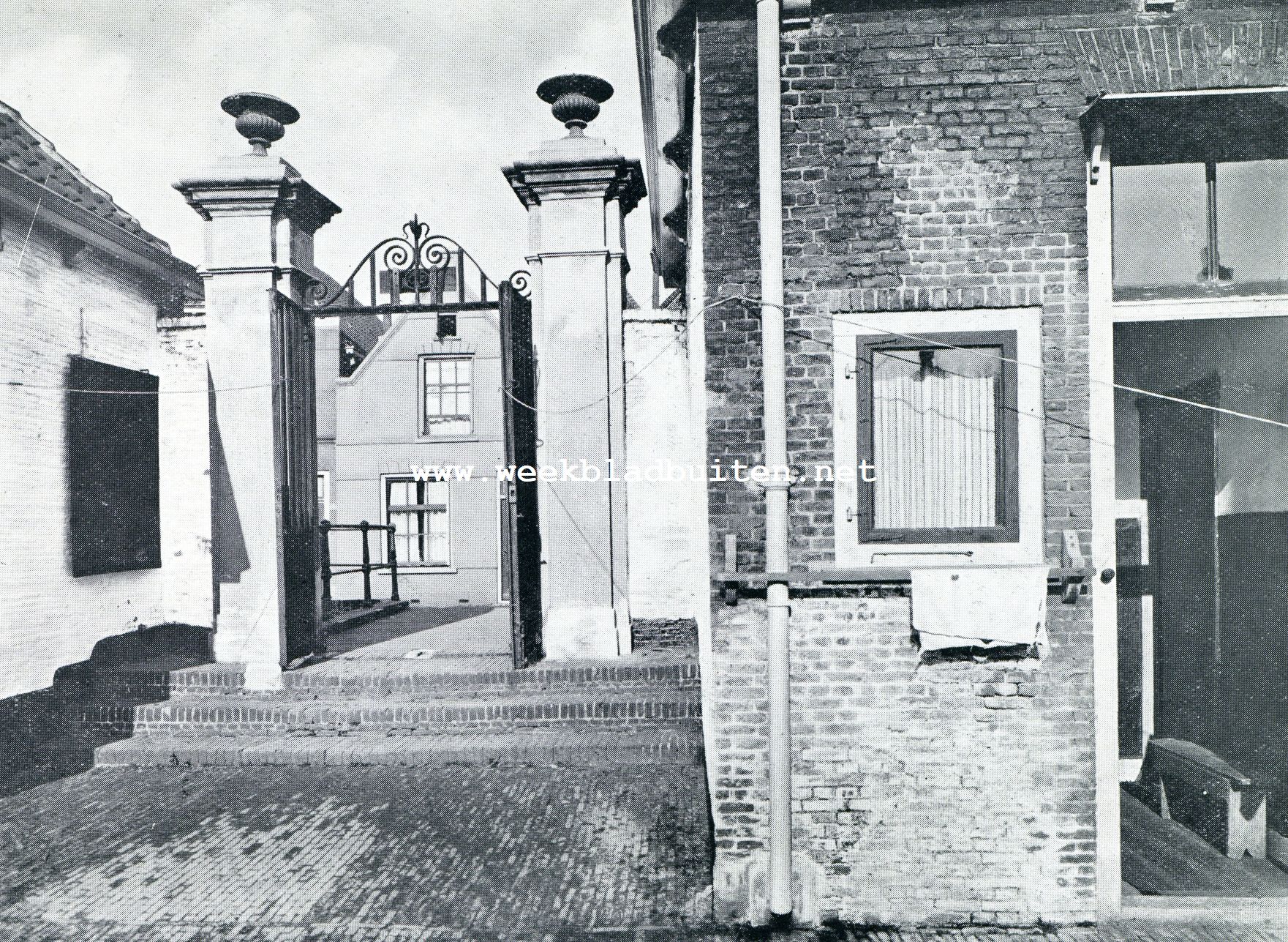 HET VOORMALIG HOFJE VAN BELOIS TE SCHIEDAM