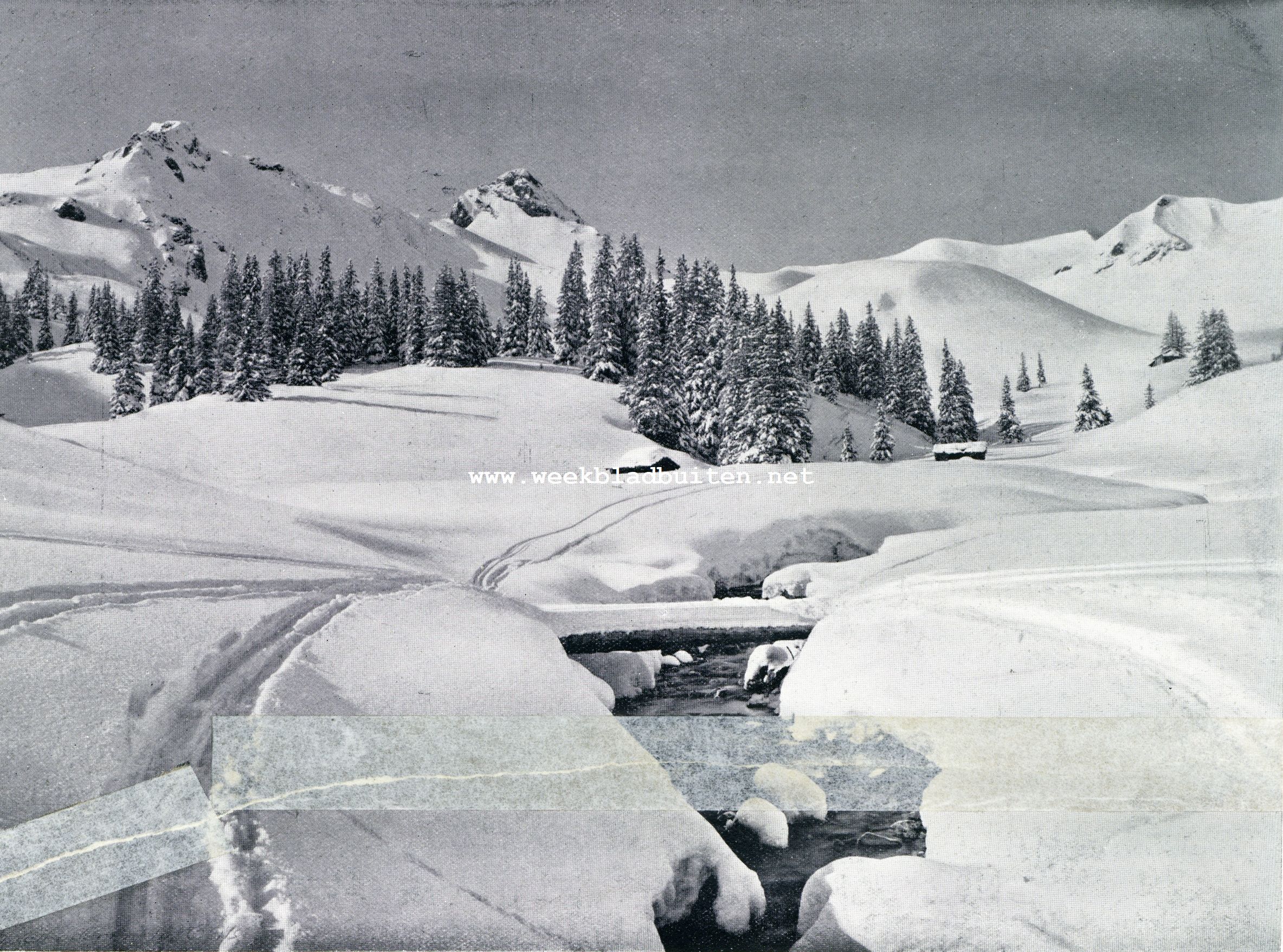 Wintersport in Zwitserland. Adelboden