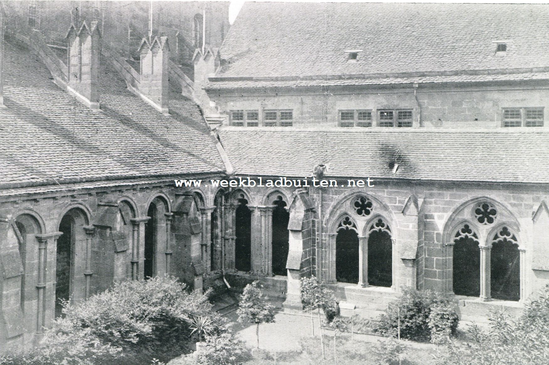 Het Klooster Maulbronn. Kruisgang in het Klooster Maulbronn