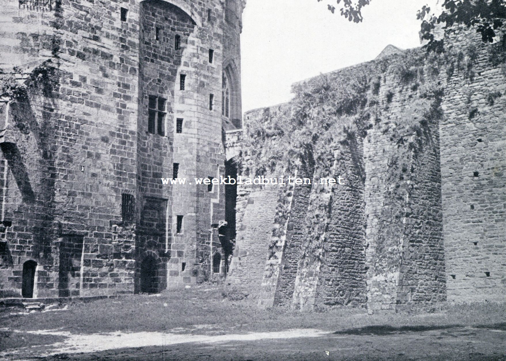 Een wandeling door Dinan. Oude kasteelmuur te Dinan