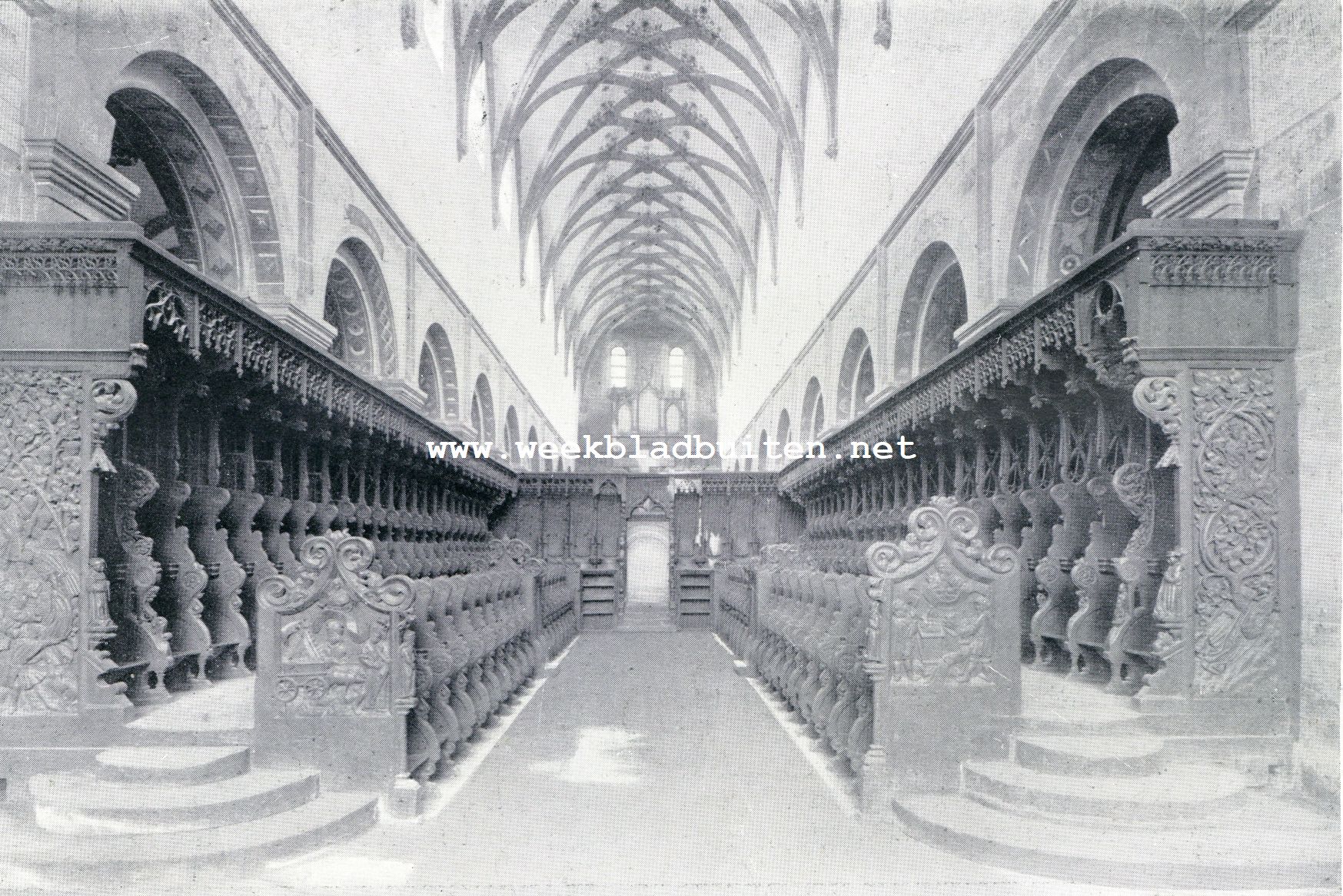 Het Klooster Maulbronn. Koor in de Kapel van het Klooster te Maulbronn