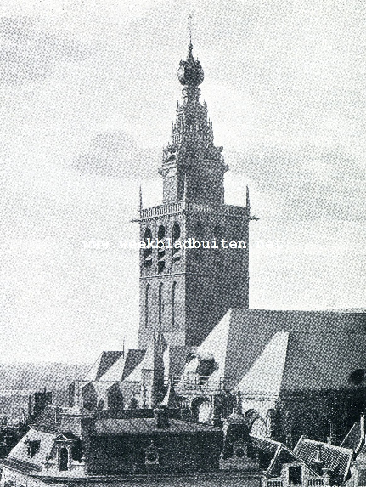 De toren van Nijmegens Groote Kerk
