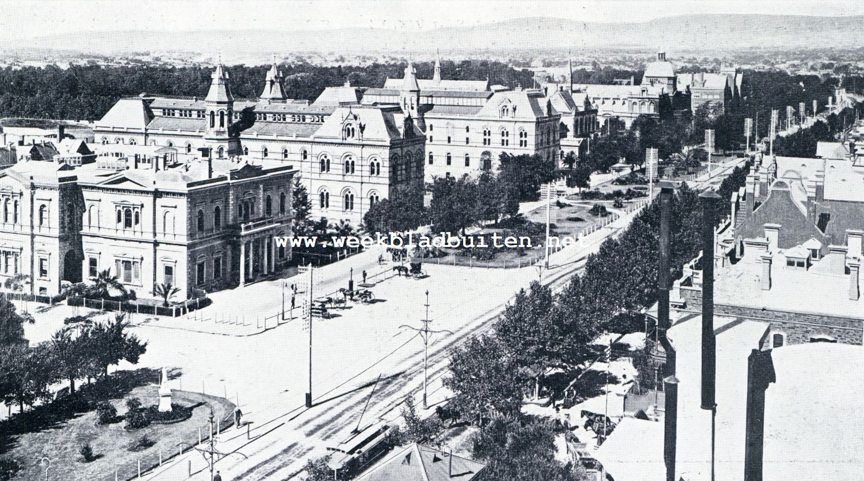Kijkjes in het vijfde werelddeel. Adelaide. North Terrace