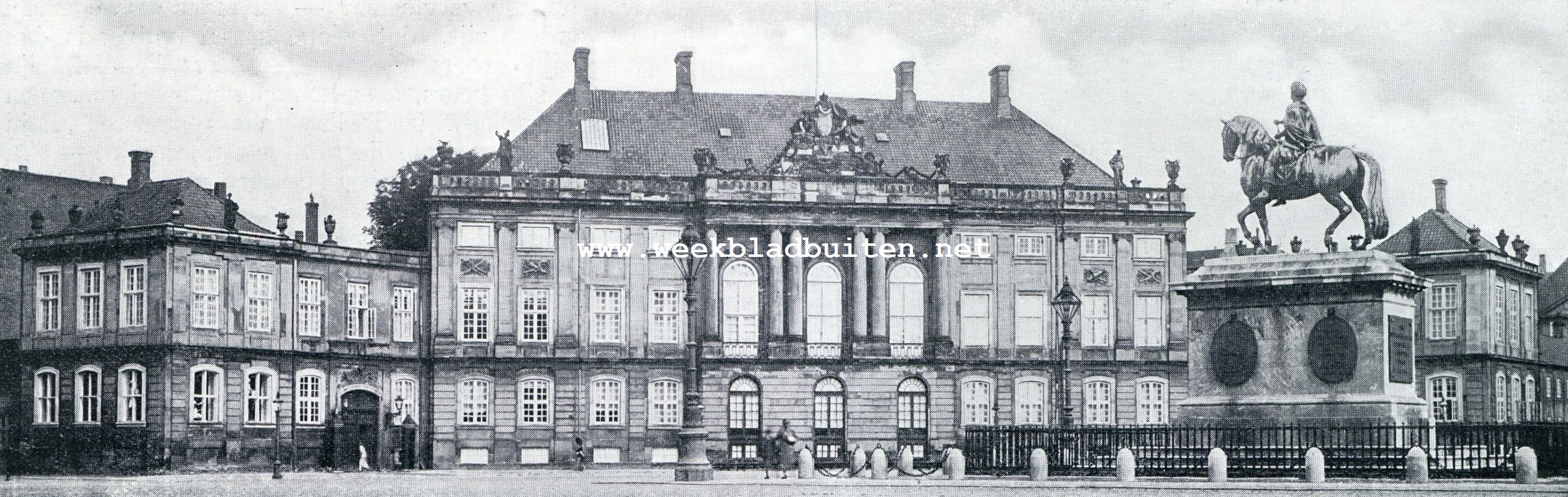 Plein-Air in Kopenhagen. Voorgevel van Christiansborg