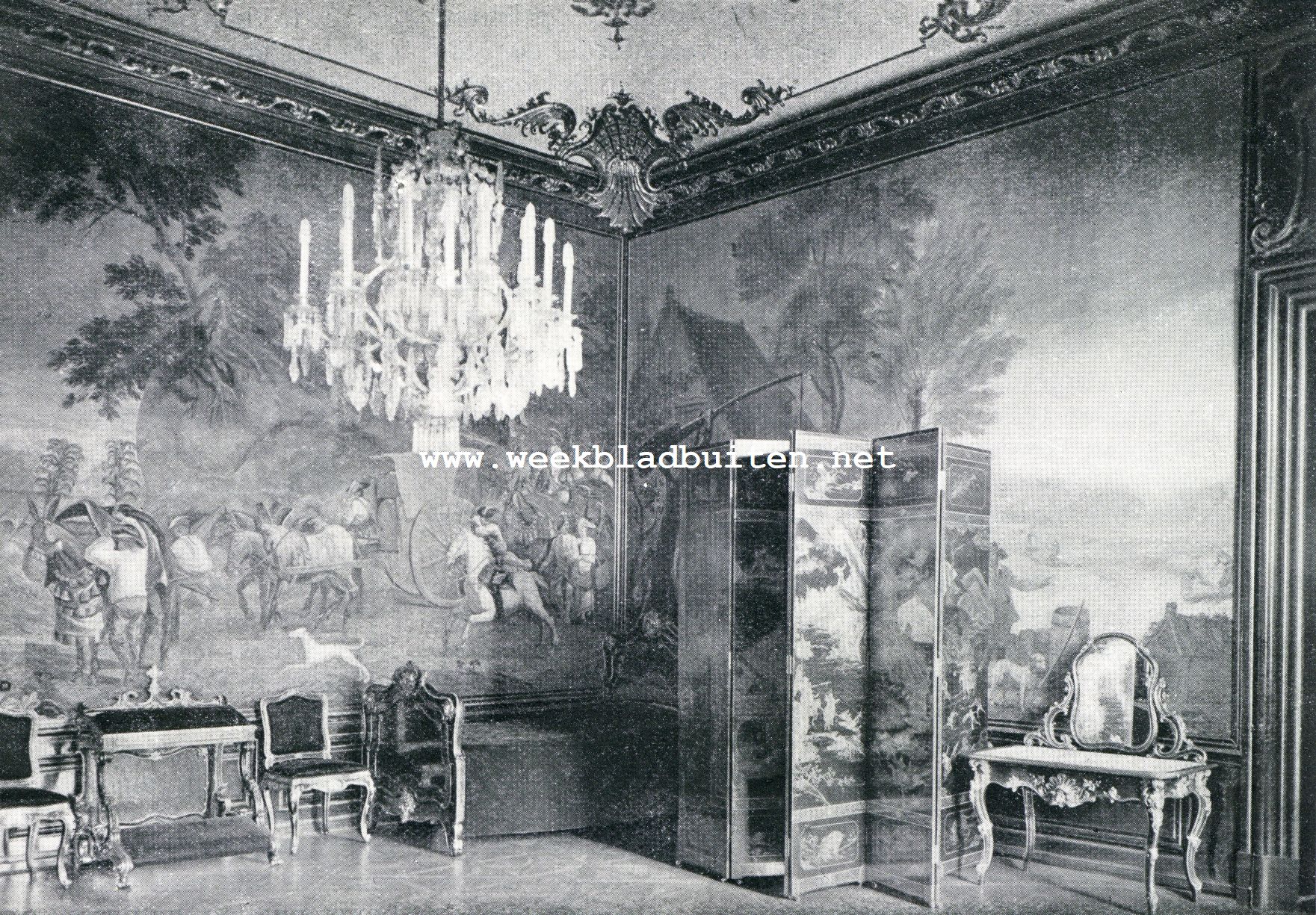 Schoenbrunn en Maria Theresia. De kamer in Schnbrunn, waarin Napoleons zoon 