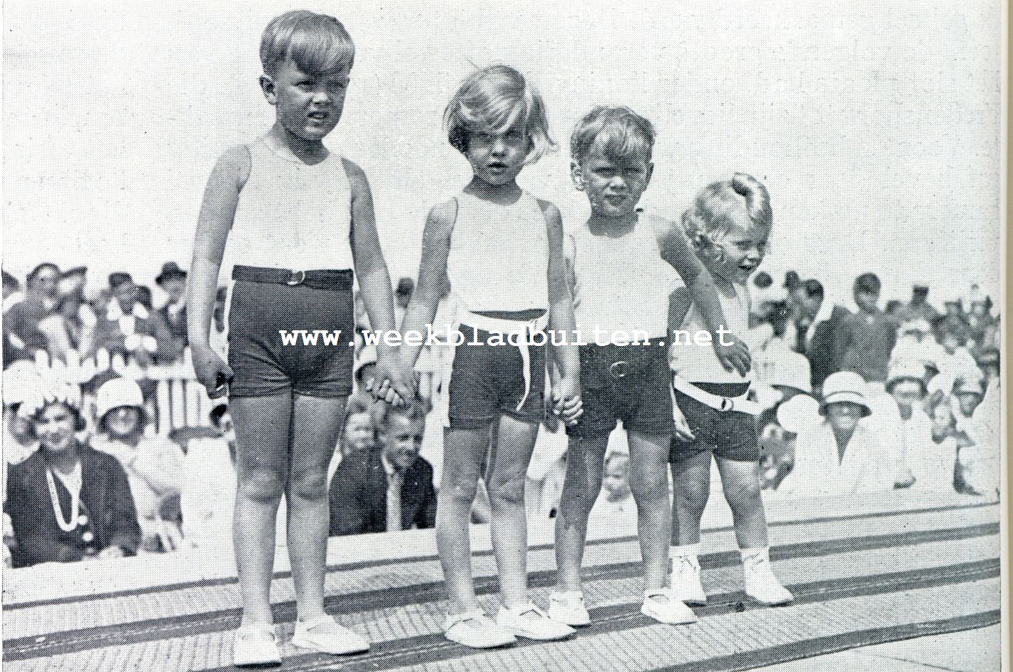 De badplaats Le Touquet. Le Touquet. De jongste badgasten