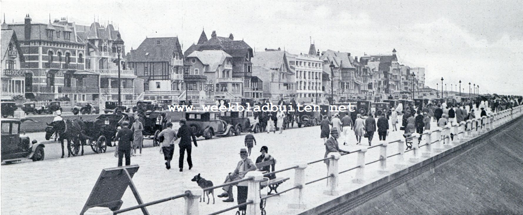 De badplaats Le Touquet. Le Touquet. De boulevard