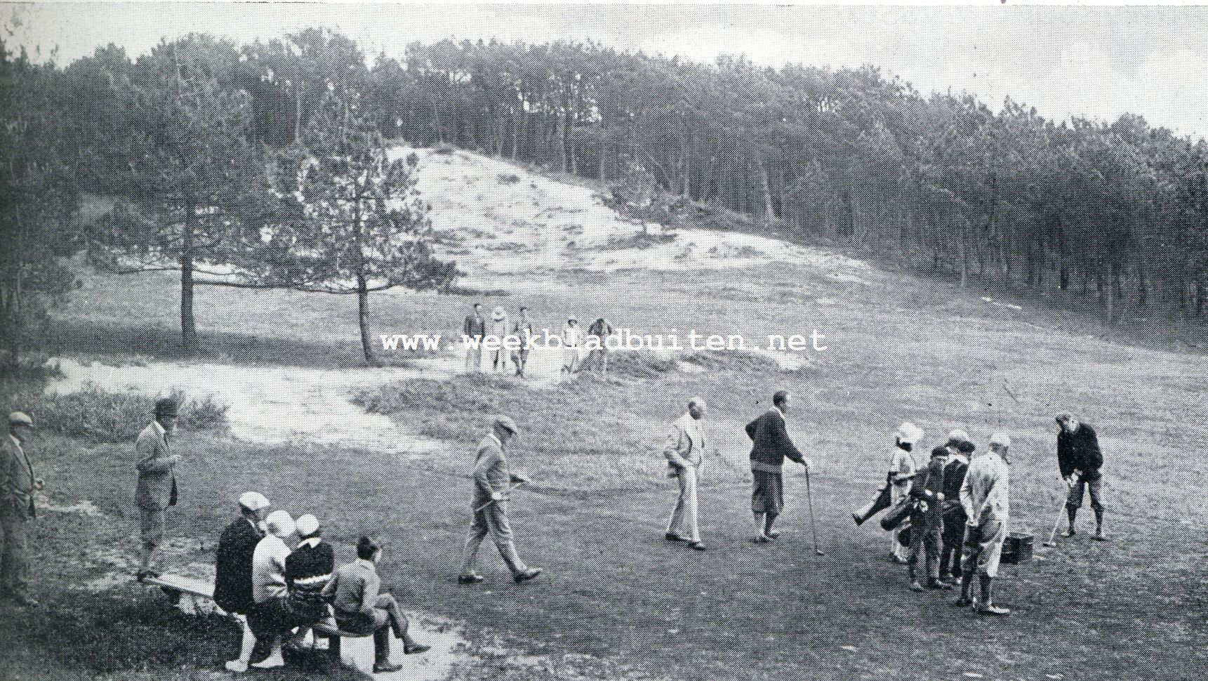 De badplaats Le Touquet. Le Touquet. De golflinks