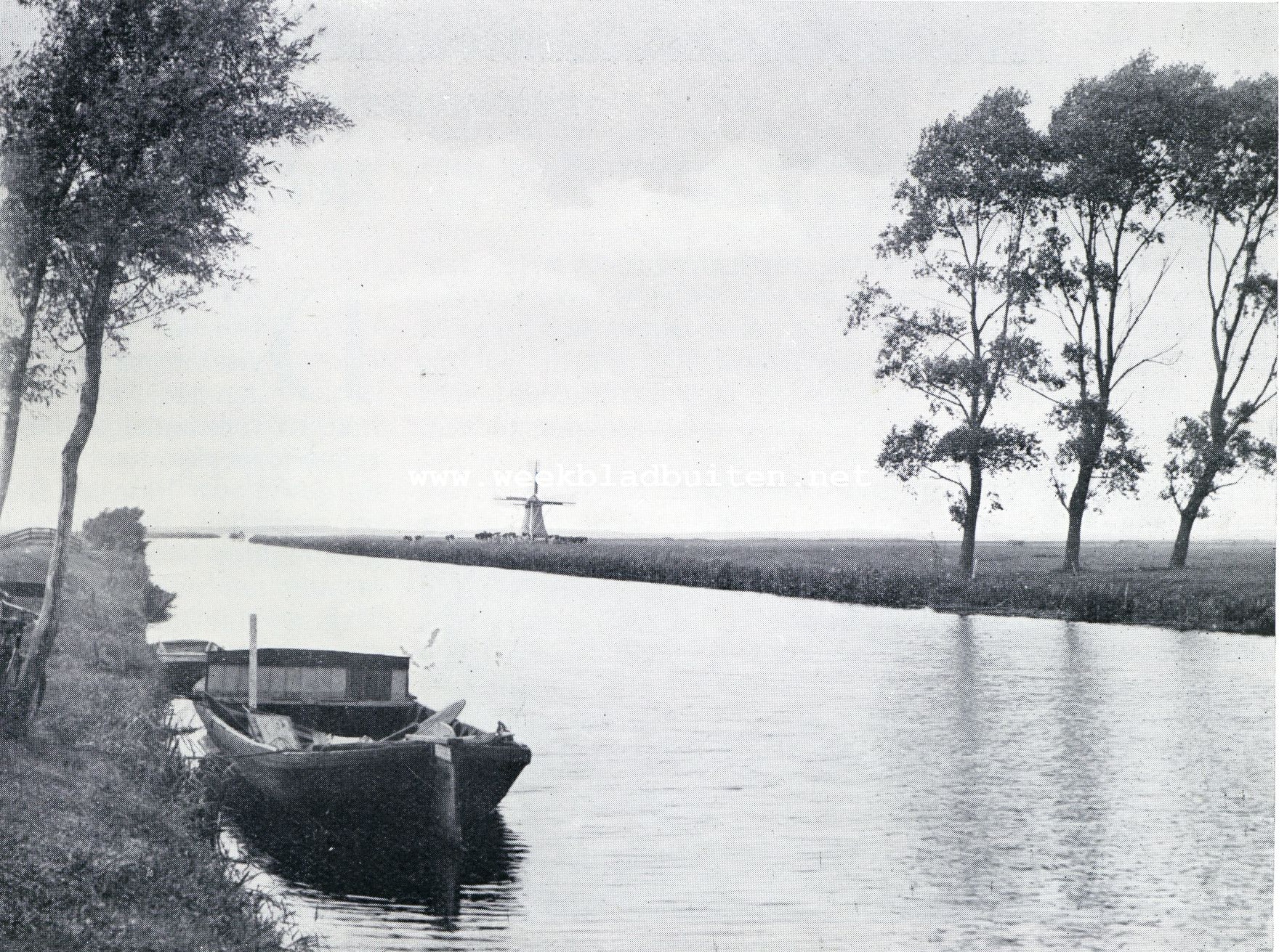 Op Friesland's wateren. Het Bergumermeer
