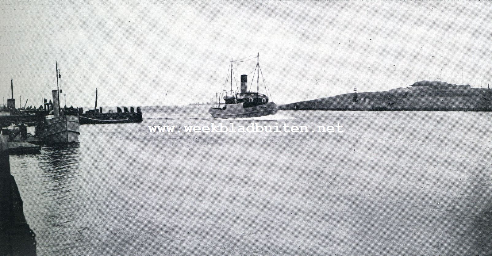Het land van Huisduinen en Den Helder. De Buitenhaven te Den Helder