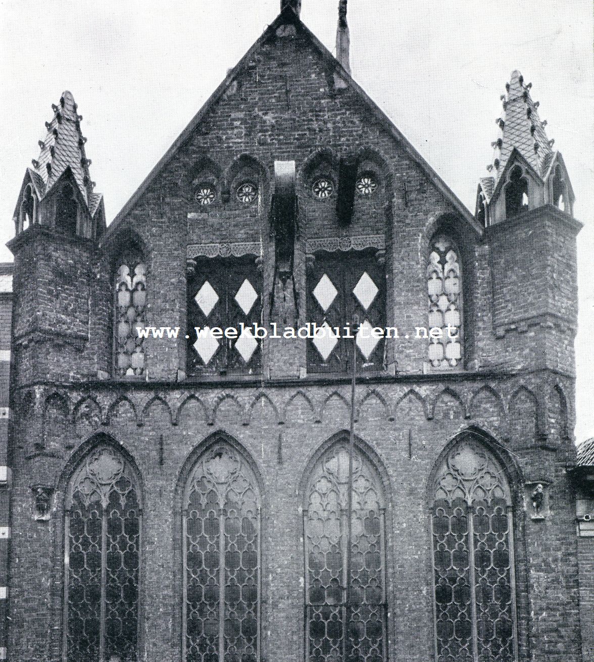 Gevel in de Bakkerstraat te Arnhem