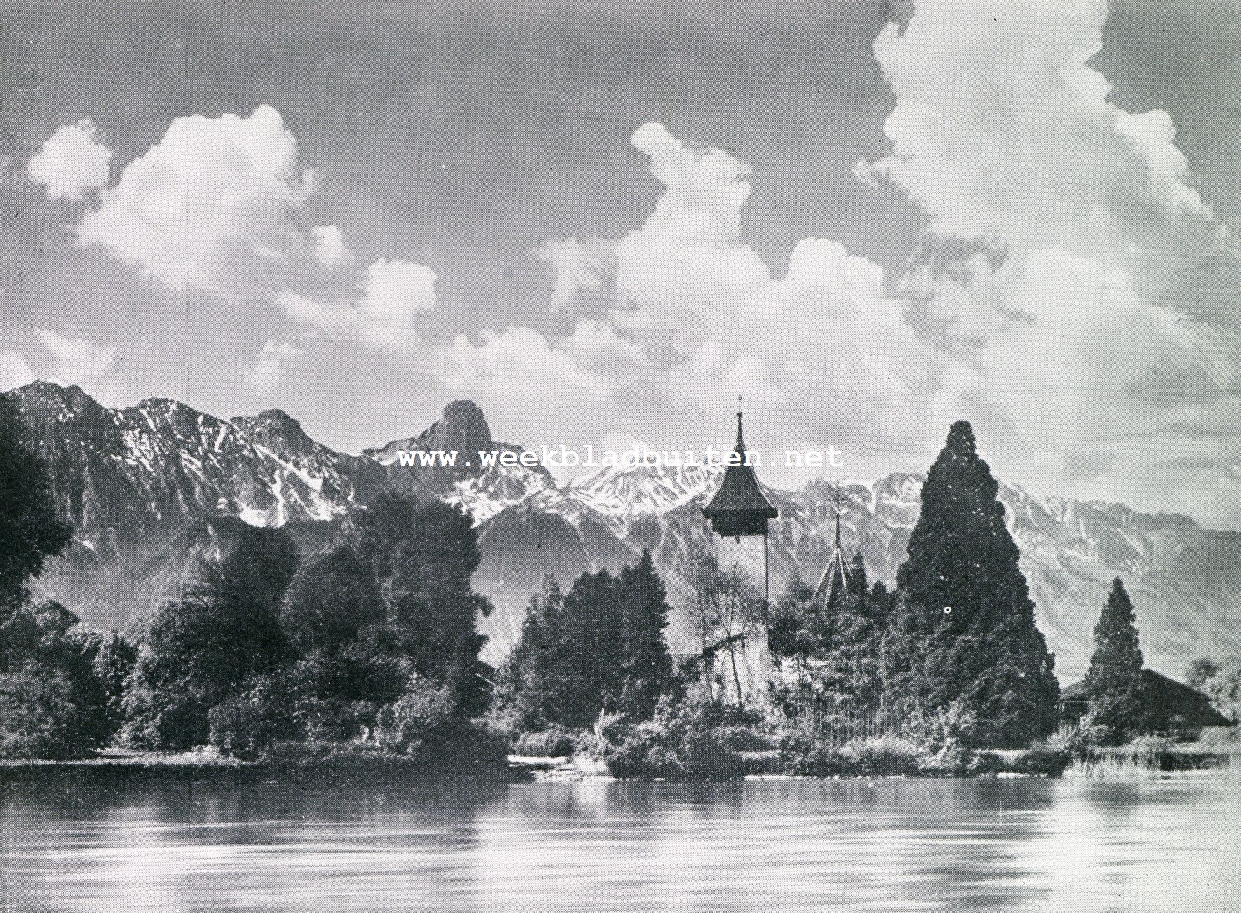 Spiez en omgeving. Aan het Thuner meer