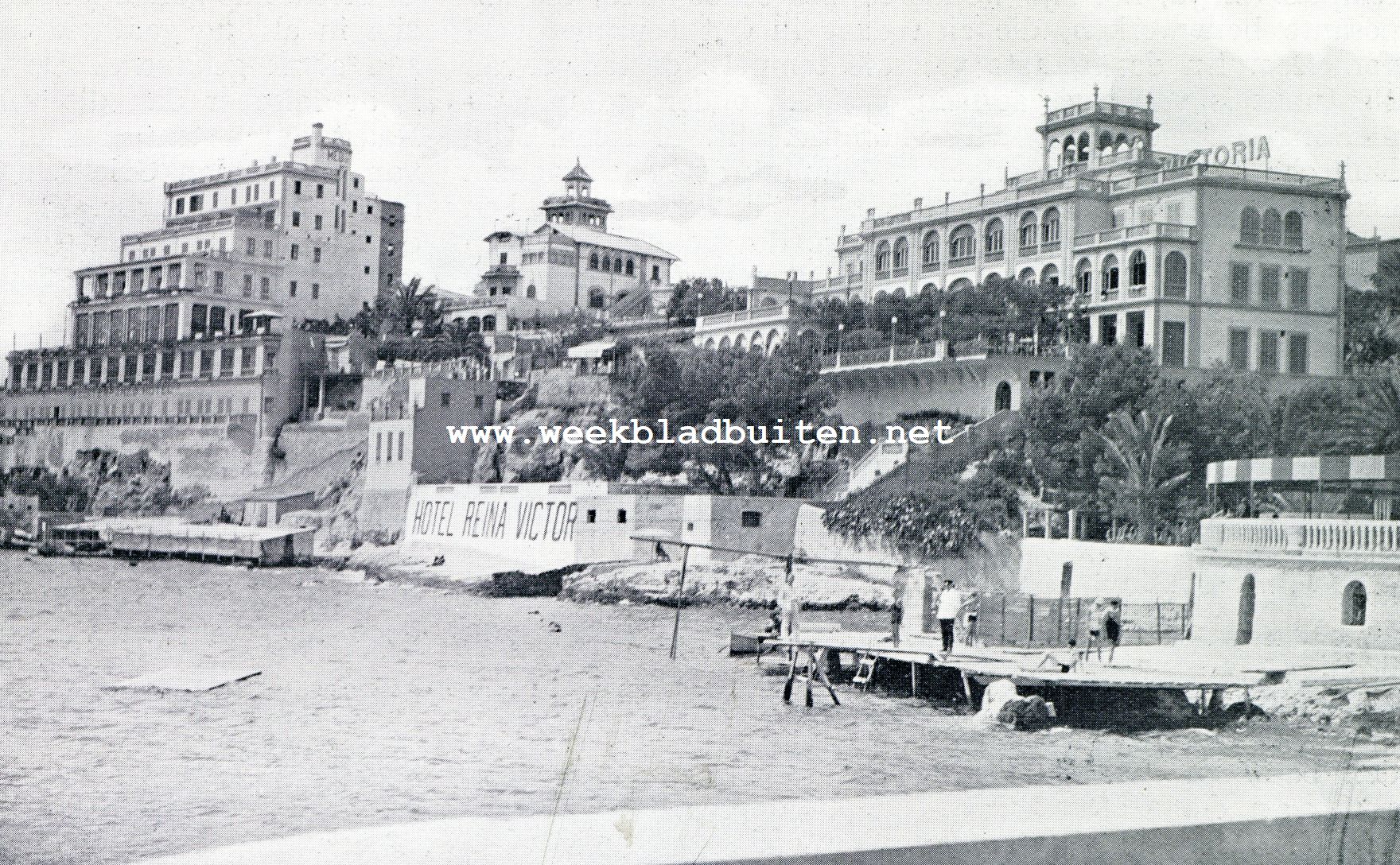 Palma de Mallorka. Hotels aan de haven en aan het strand