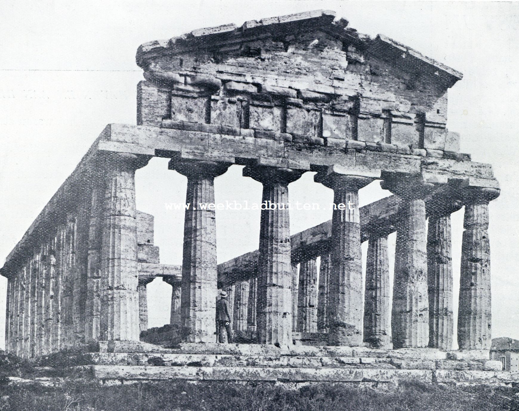 De Tempels van Paestum. De tTempel van Vesta