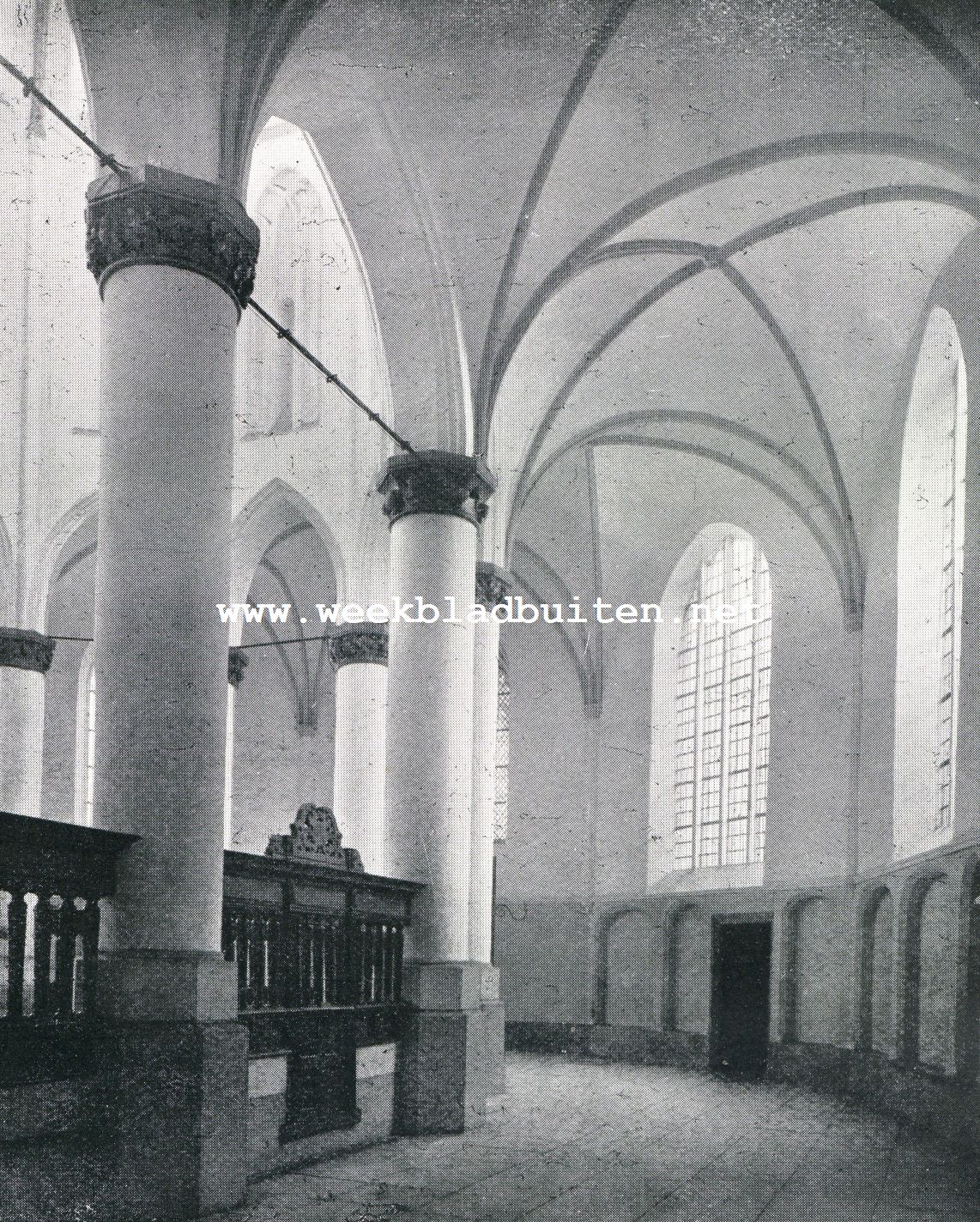 Interieur der kerk te Naarden