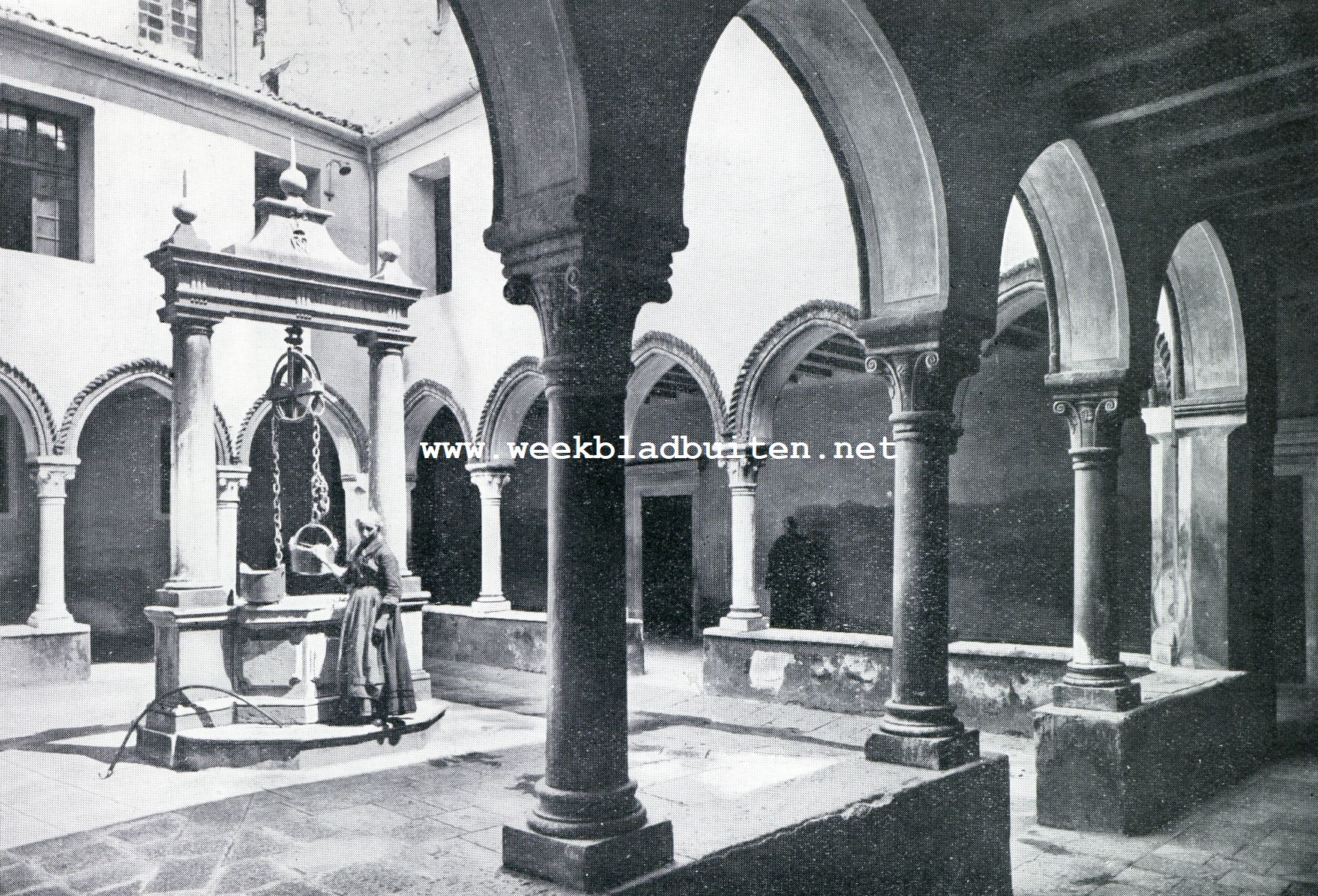 Vicenza. Satelliet der Dogenstad. Kloostergang van den Monte Berico
