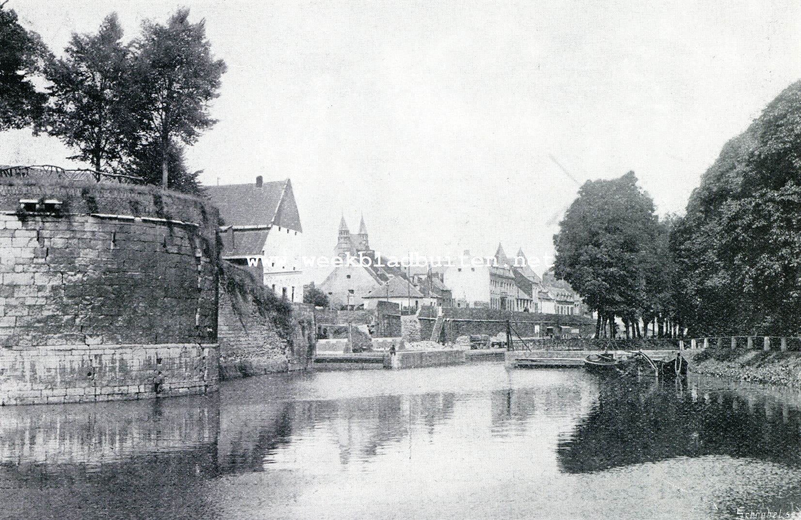 Bij de oude Wallen van Maastricht