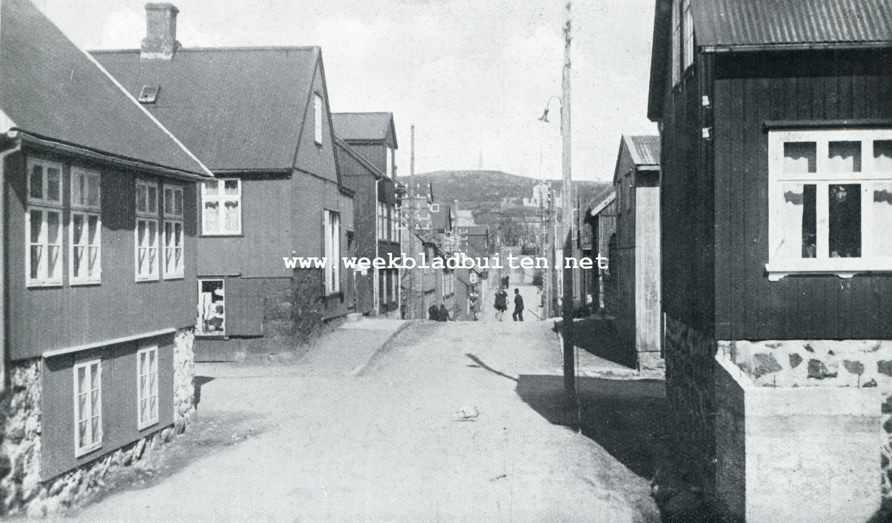 DE FAEROER. UIT HET NIEUWE GEDEELTE VAN THORSHAVN