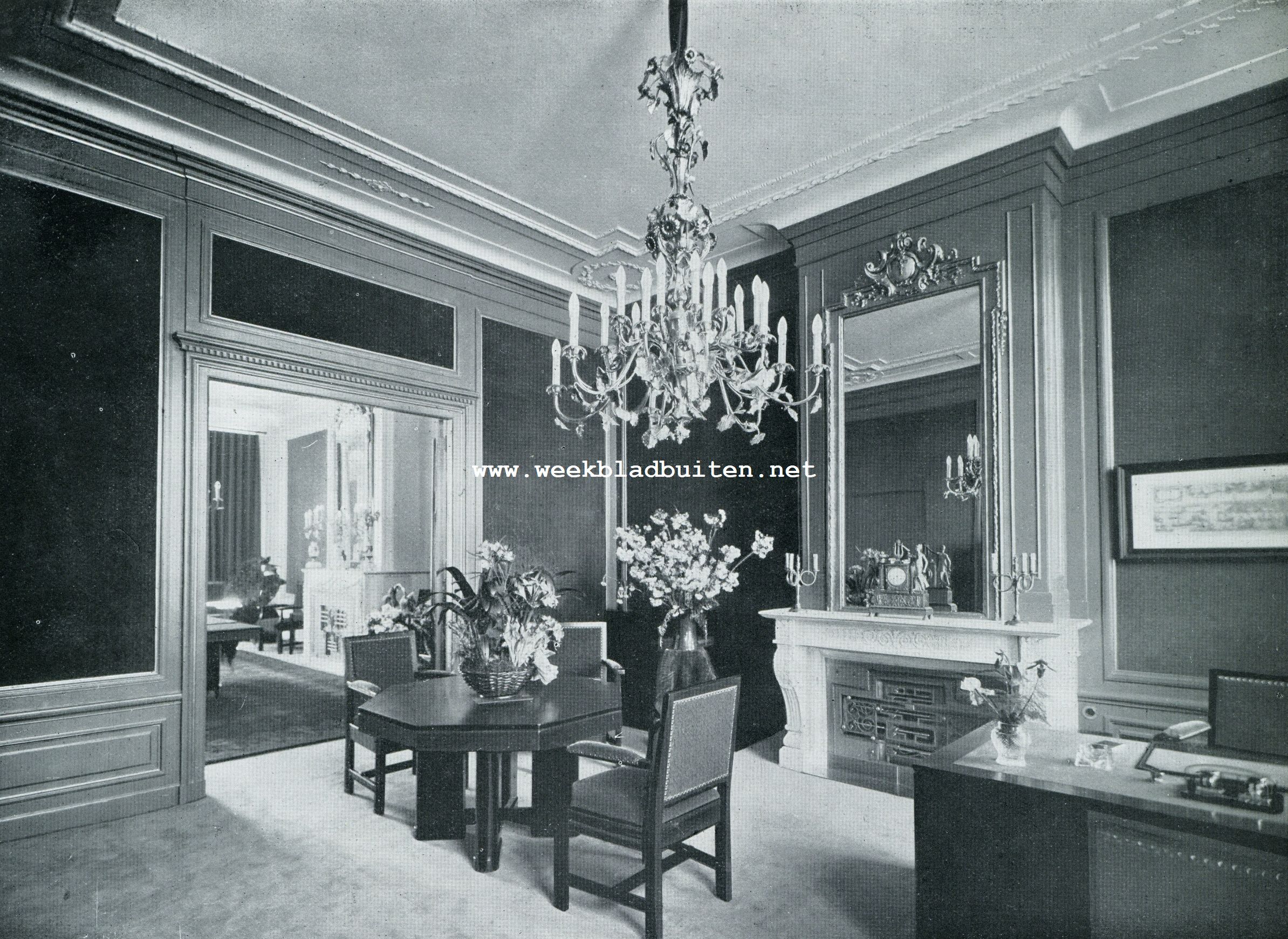 Het Huis Heerengracht 556. Een der kamers in het Huis Heerengracht 556