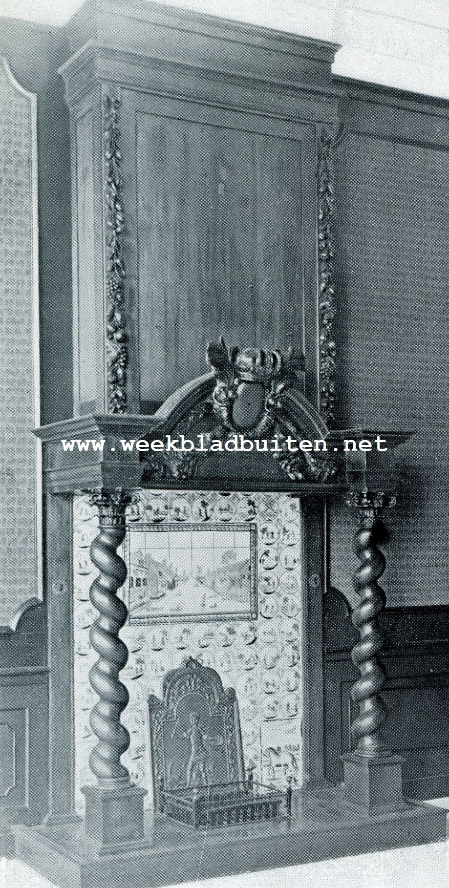 Kolthoven. Schoorsteen in een der bovenkamers