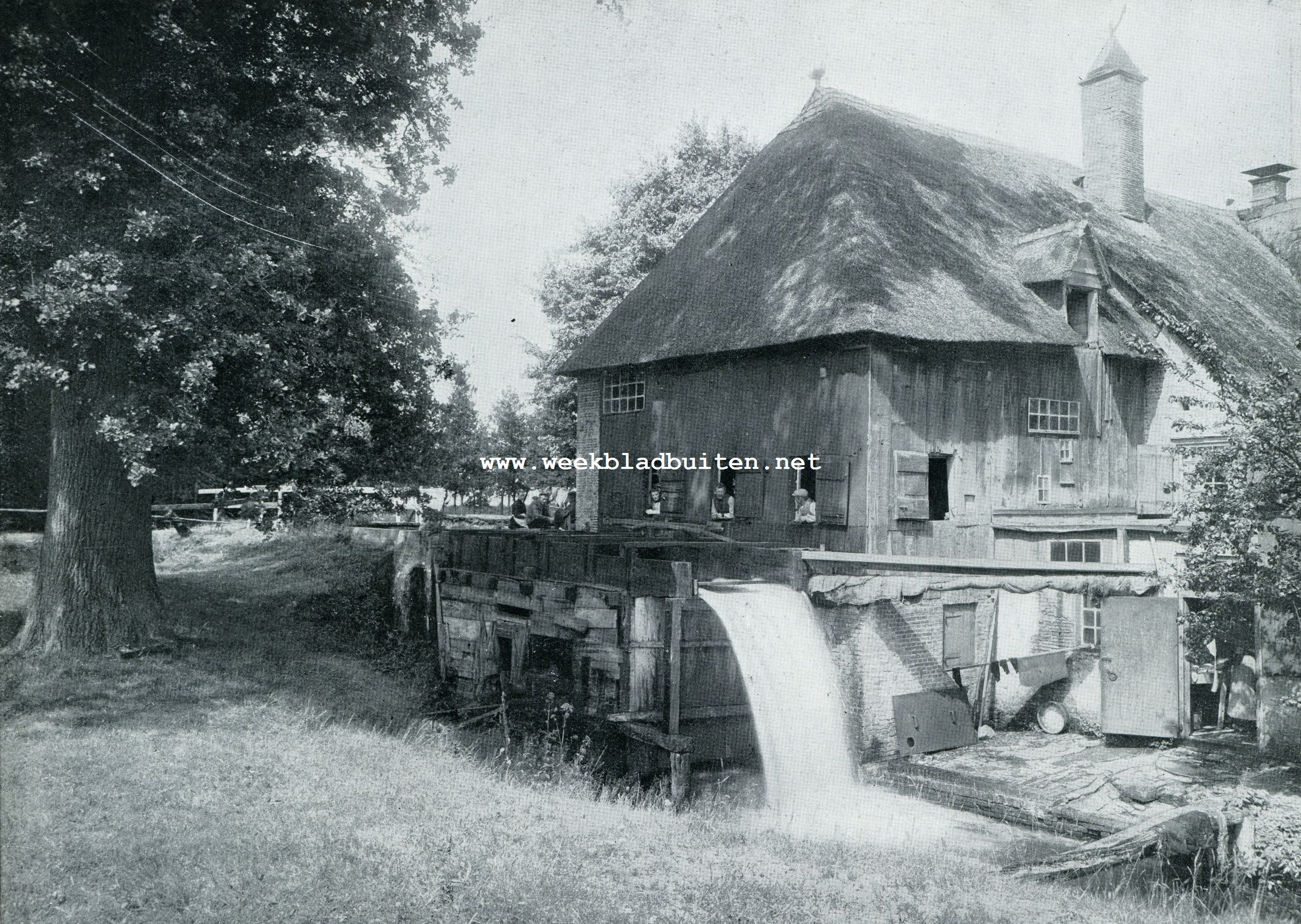 Naar den Cannenborg. De watermolen bij den Cannenborg