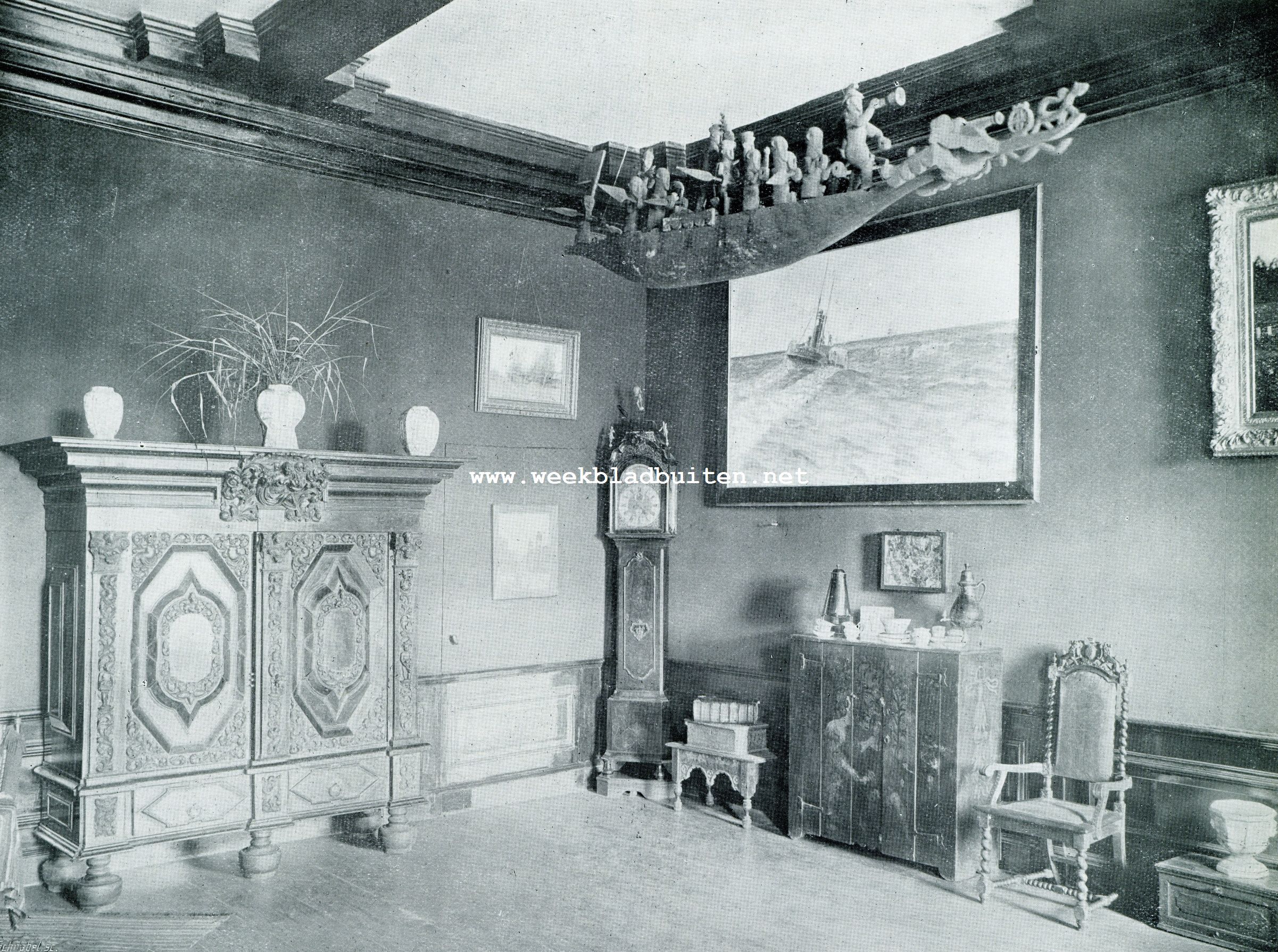 Naar den Cannenborg. Een kamer op den Cannenborg