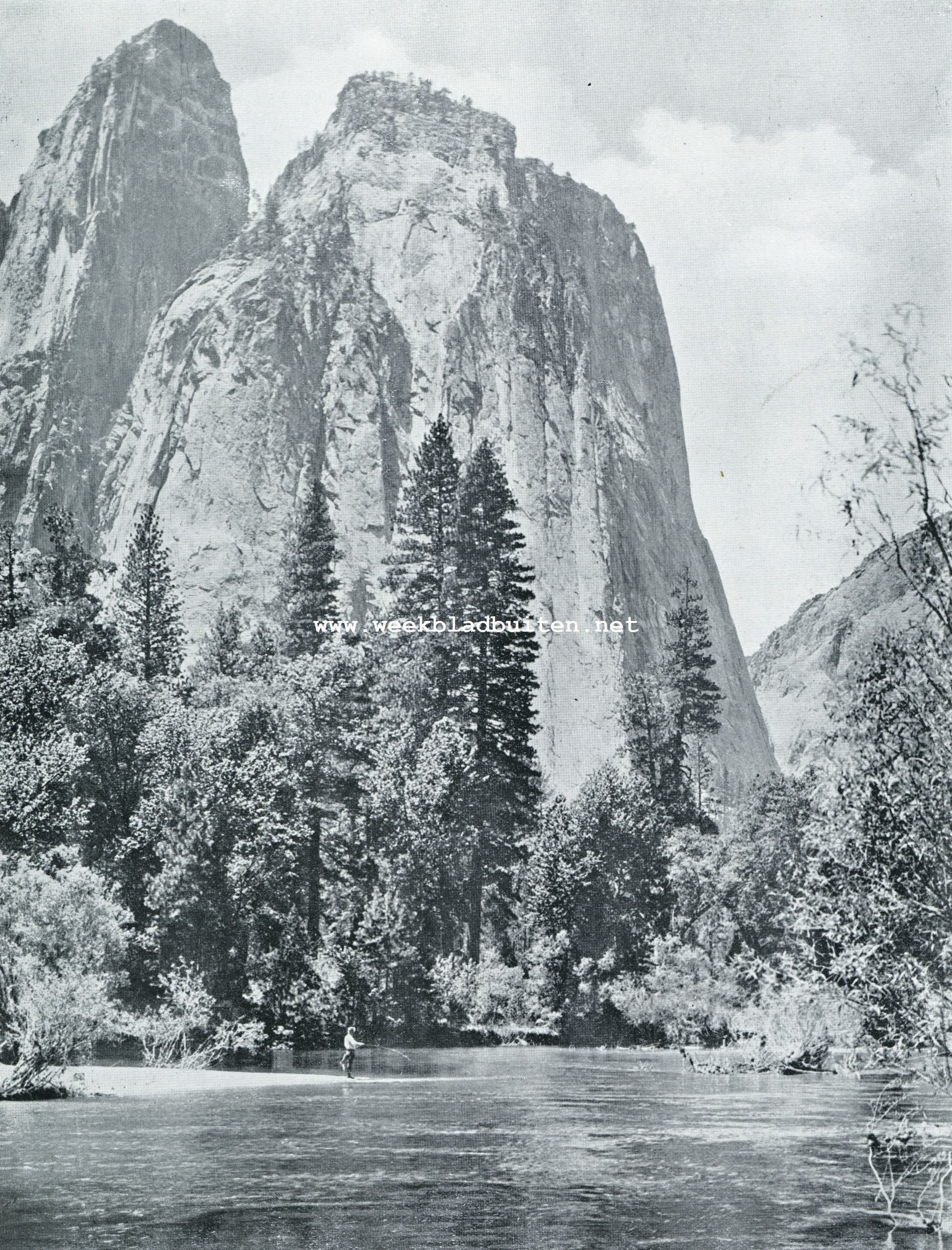 Yosemite National Park in Californi. De Merced-River