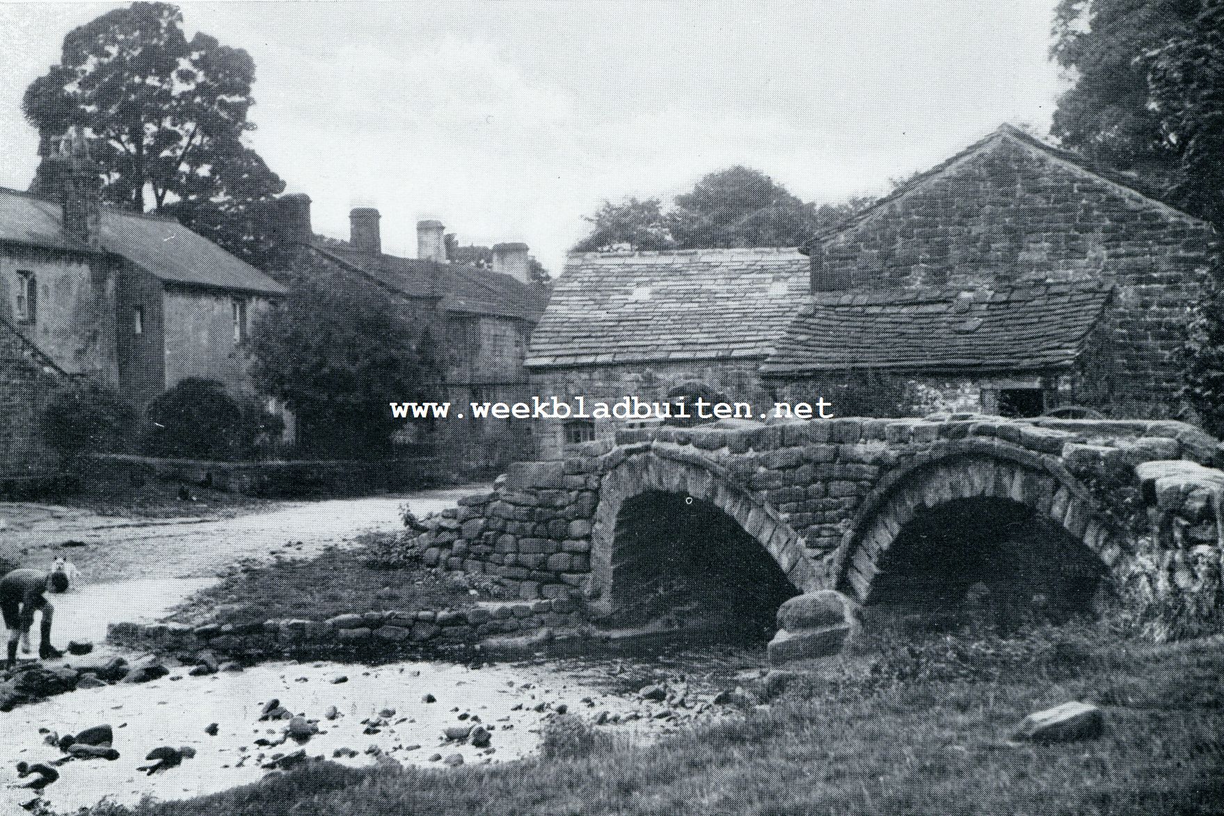 In Engelands wol-district. De oude brug te Wycollar