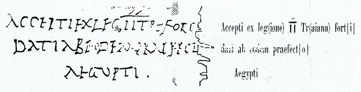 Latijns cursiefschrift (links)