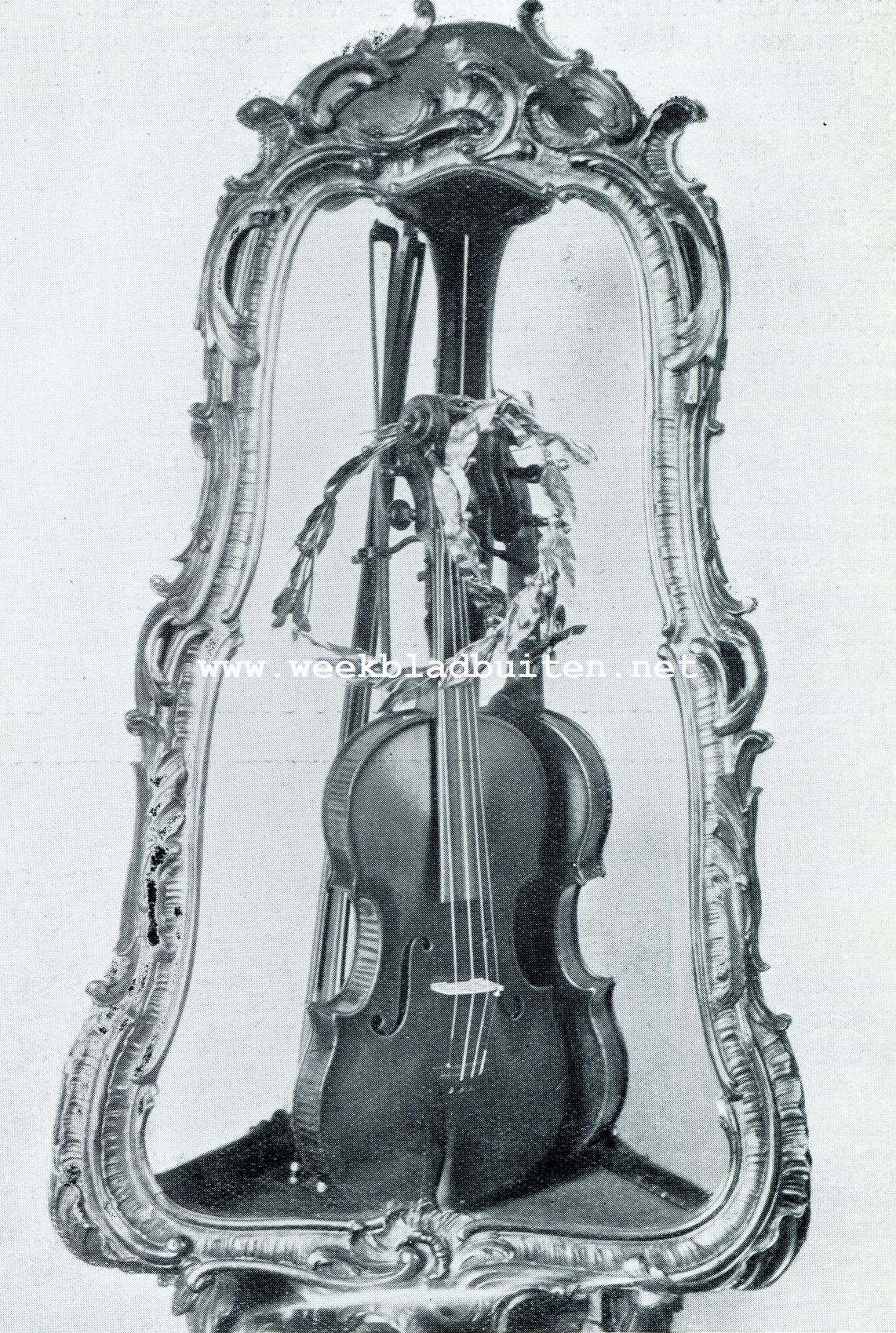 Een Johann Strauss-tentoonstelling te Weenen. De violen van Johann Strauss Vater en Sohn