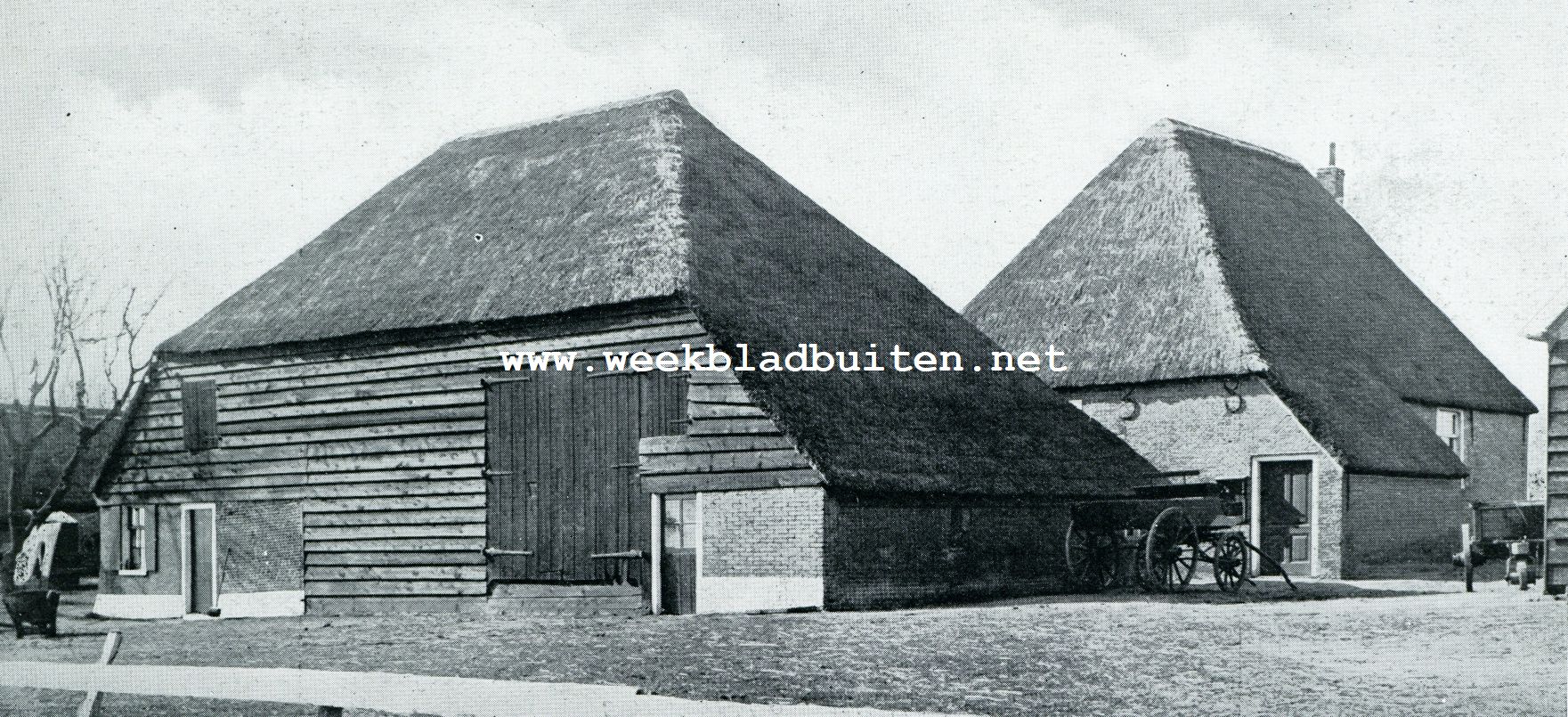 Verdwijnende types. Een oude boerenhofstede