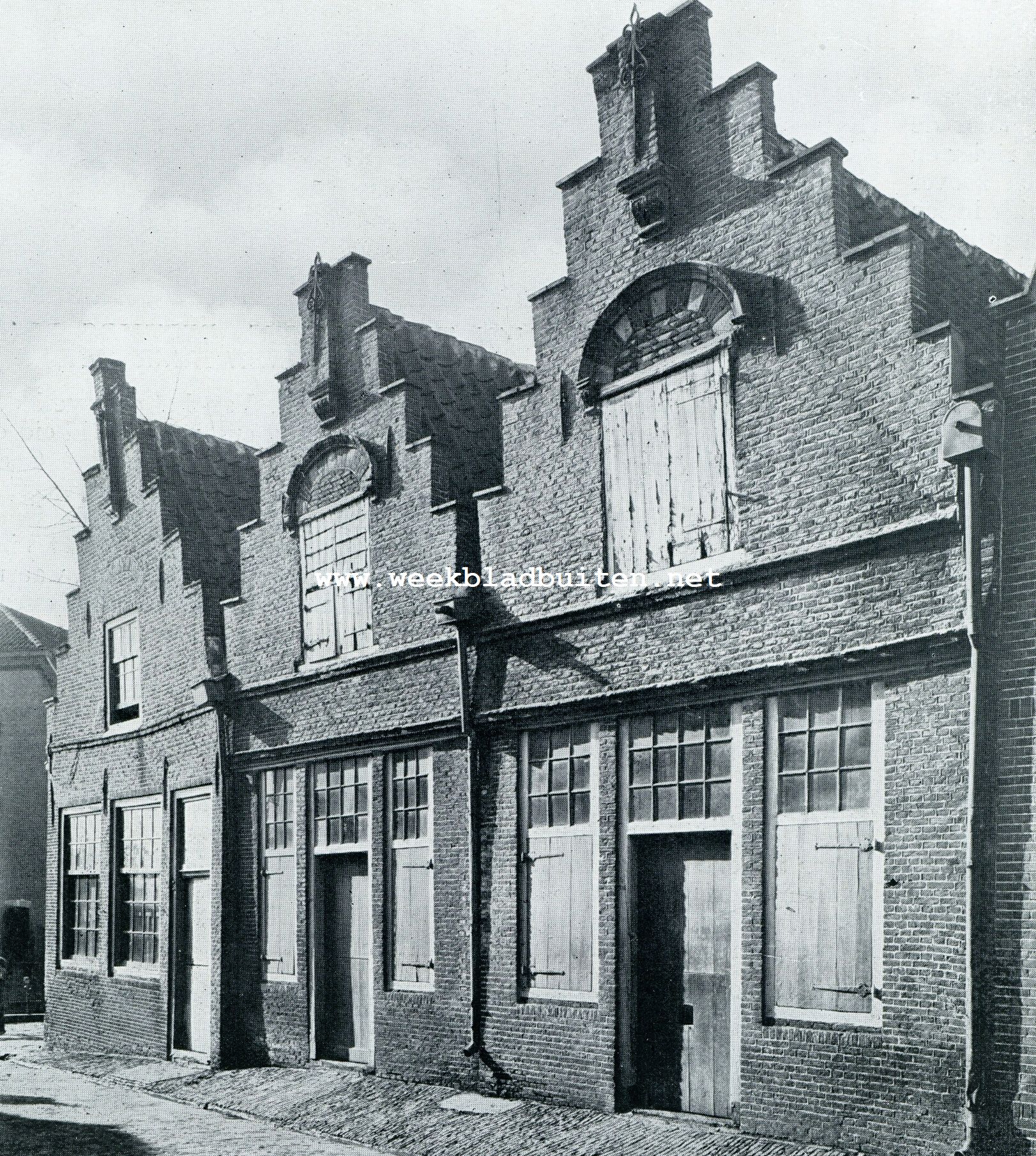 Oude geveltjes bij de Kerk te Oudewater