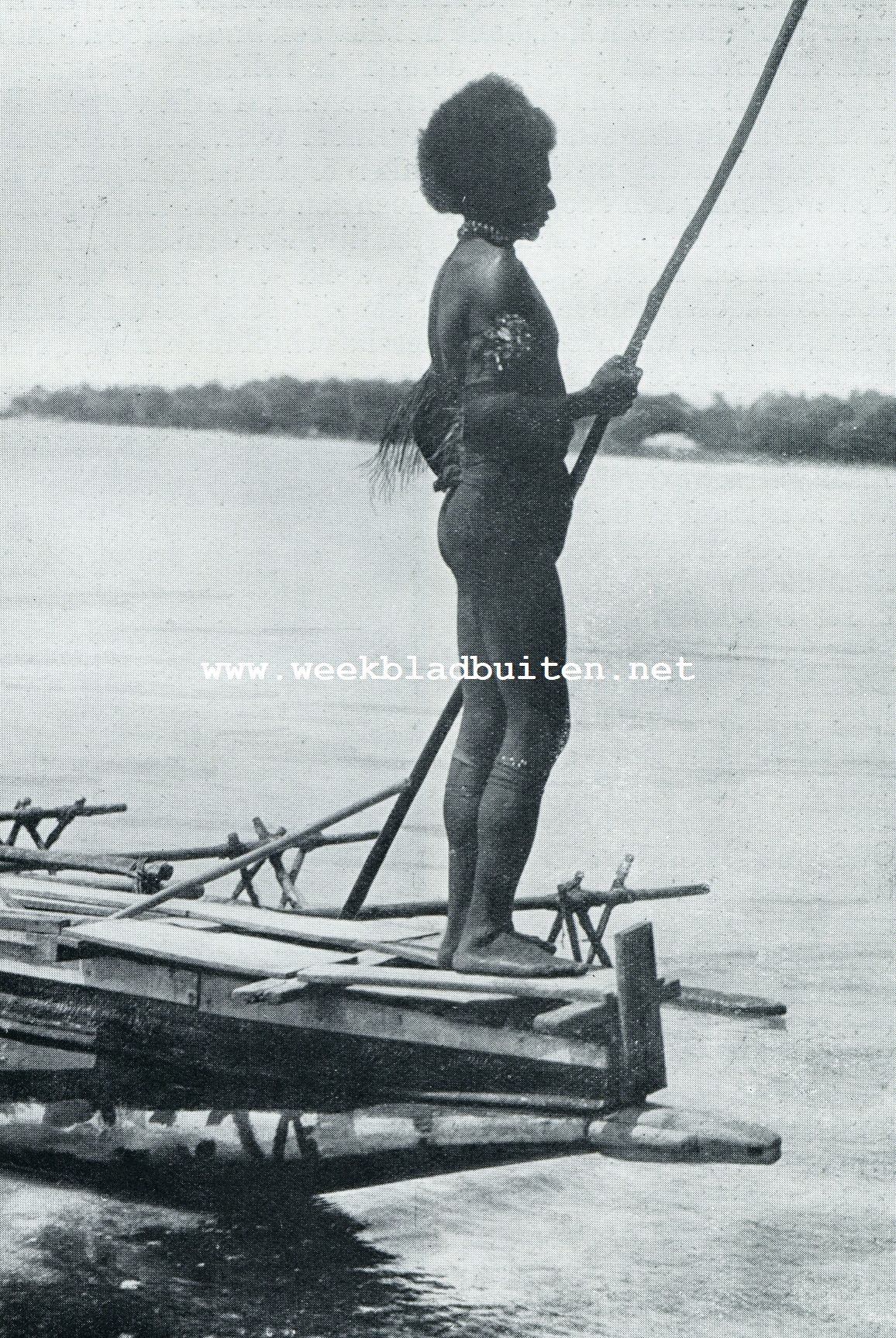 Papua. Papua op de vischvangst