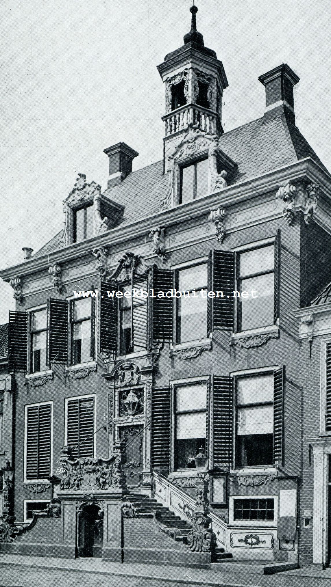 Het in 1765 gebouwde Stadhuis te Sneek