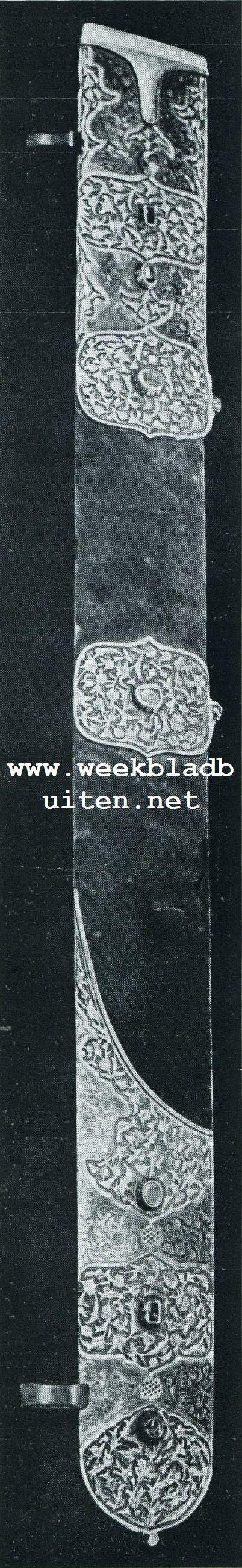 In het Serail der Sultans. Schede van een Othman's zwaard