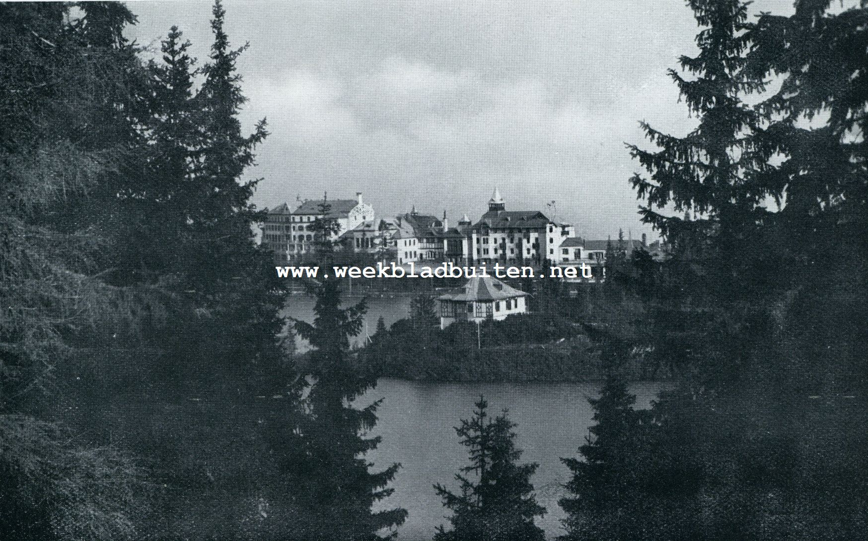 Ontdekkers en toeristen in de Tatra. trbsk pleso in  de Hooge Tatra