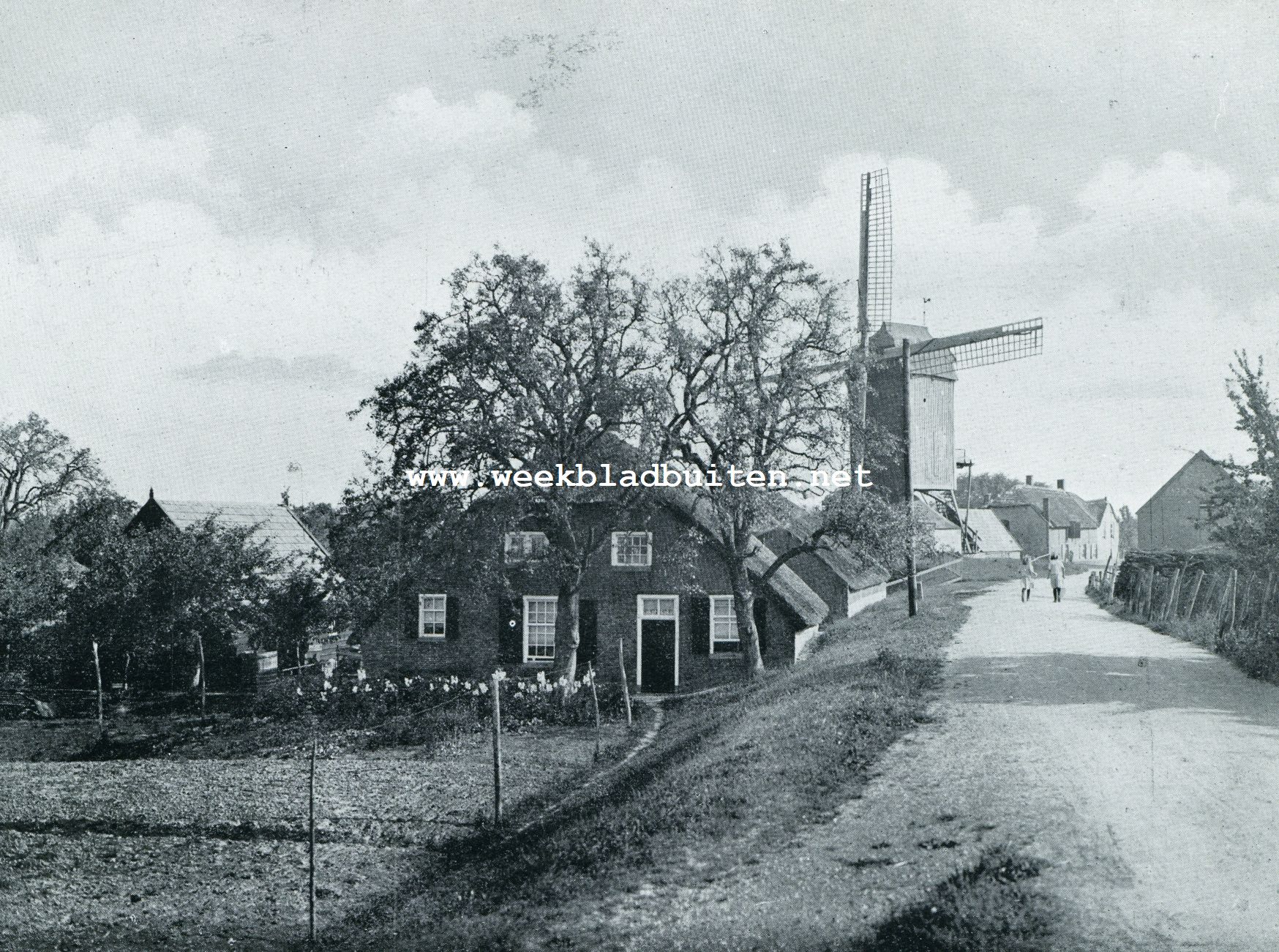 HEDEL. DE MOLEN OP DEN DIJK DATEERT UIT OMSTREEKS 1600