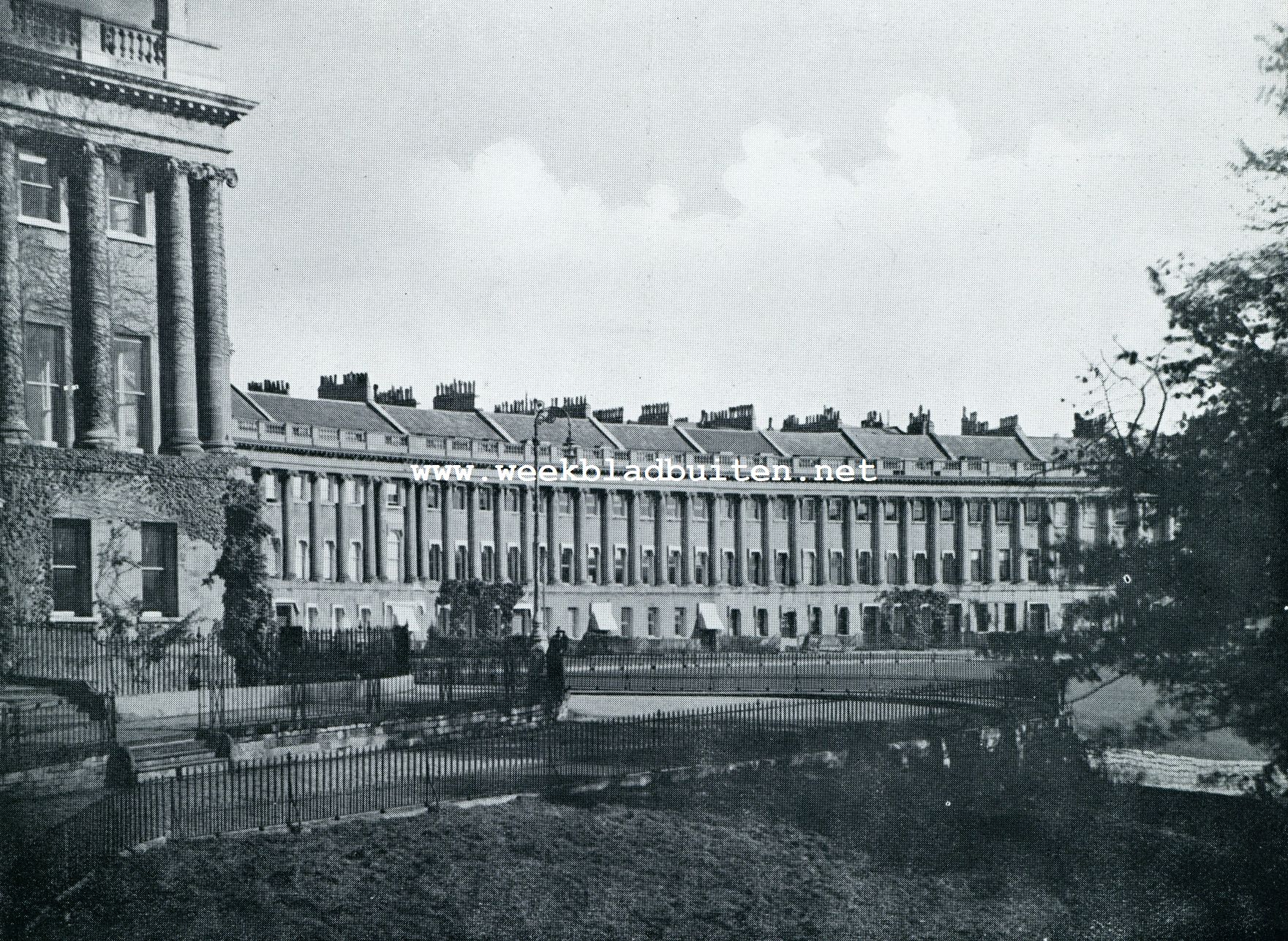 THE ROYAL CRESCENT TE BATH, IN 1769  GEBOUWD DOOR JOHN WOOD