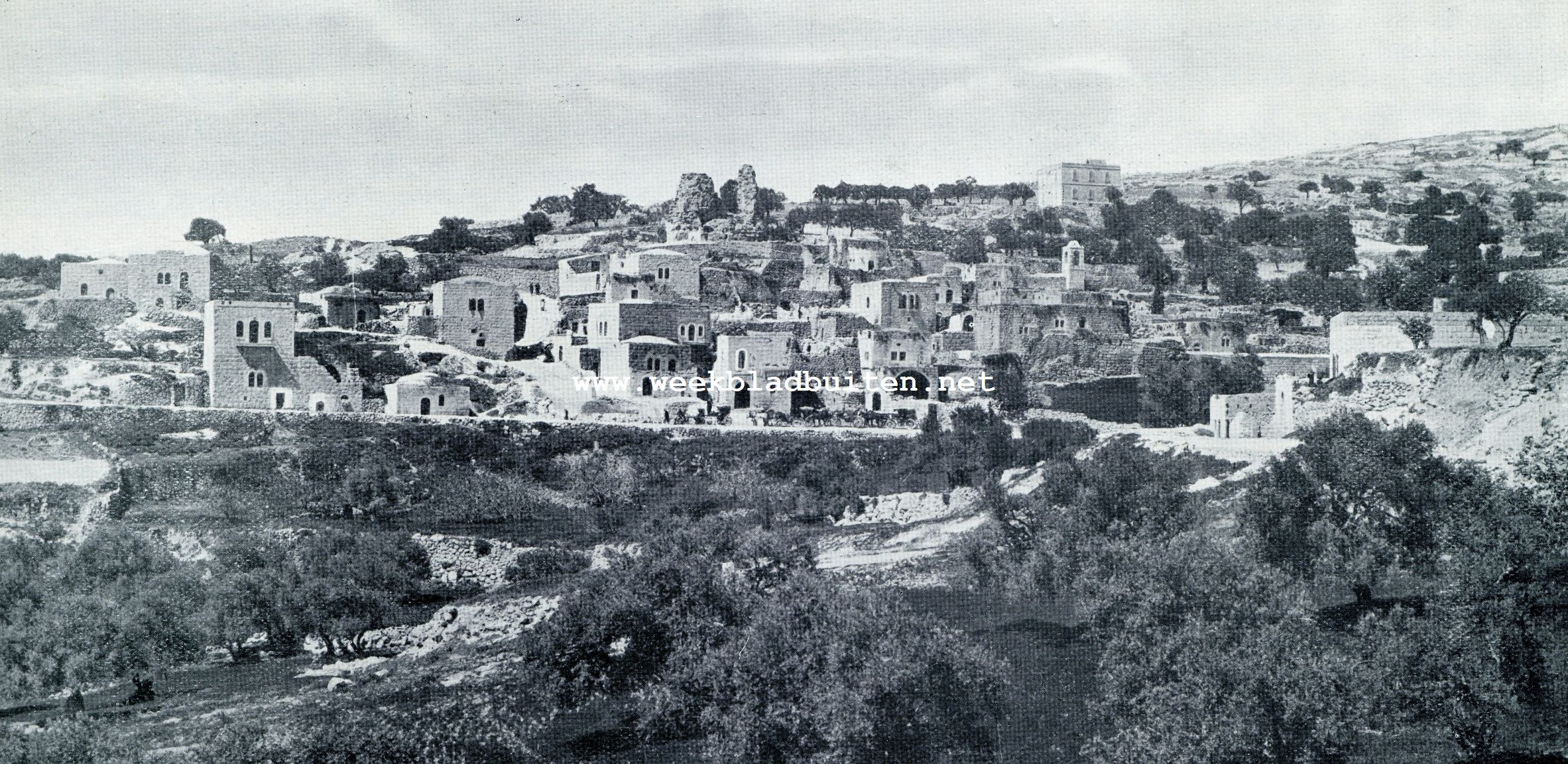 PANORAMA VAN BETHANI BIJ JERUZALEM