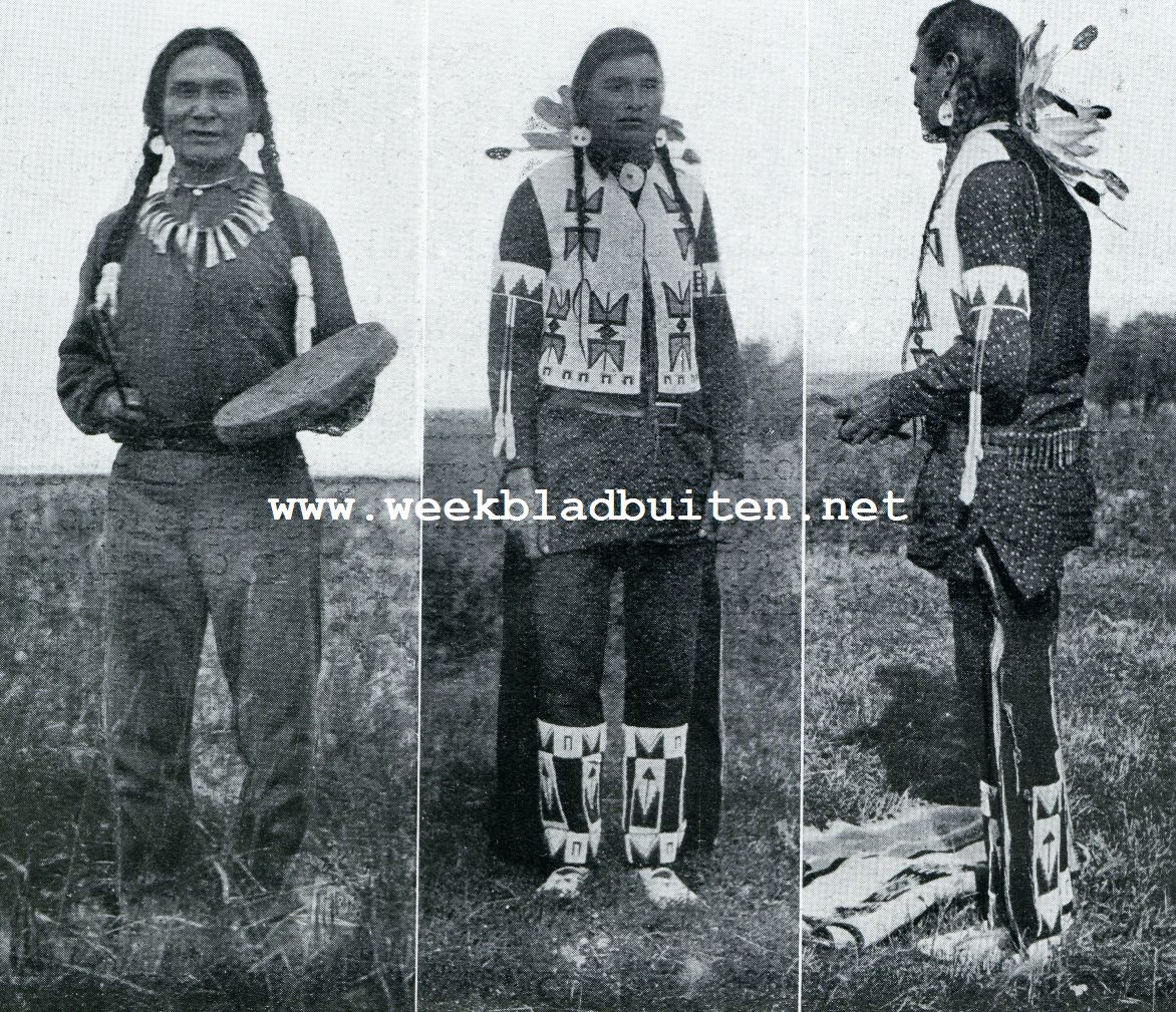TYPEN VAN CREE-INDIANEN (LINKS MET TROMMEL)