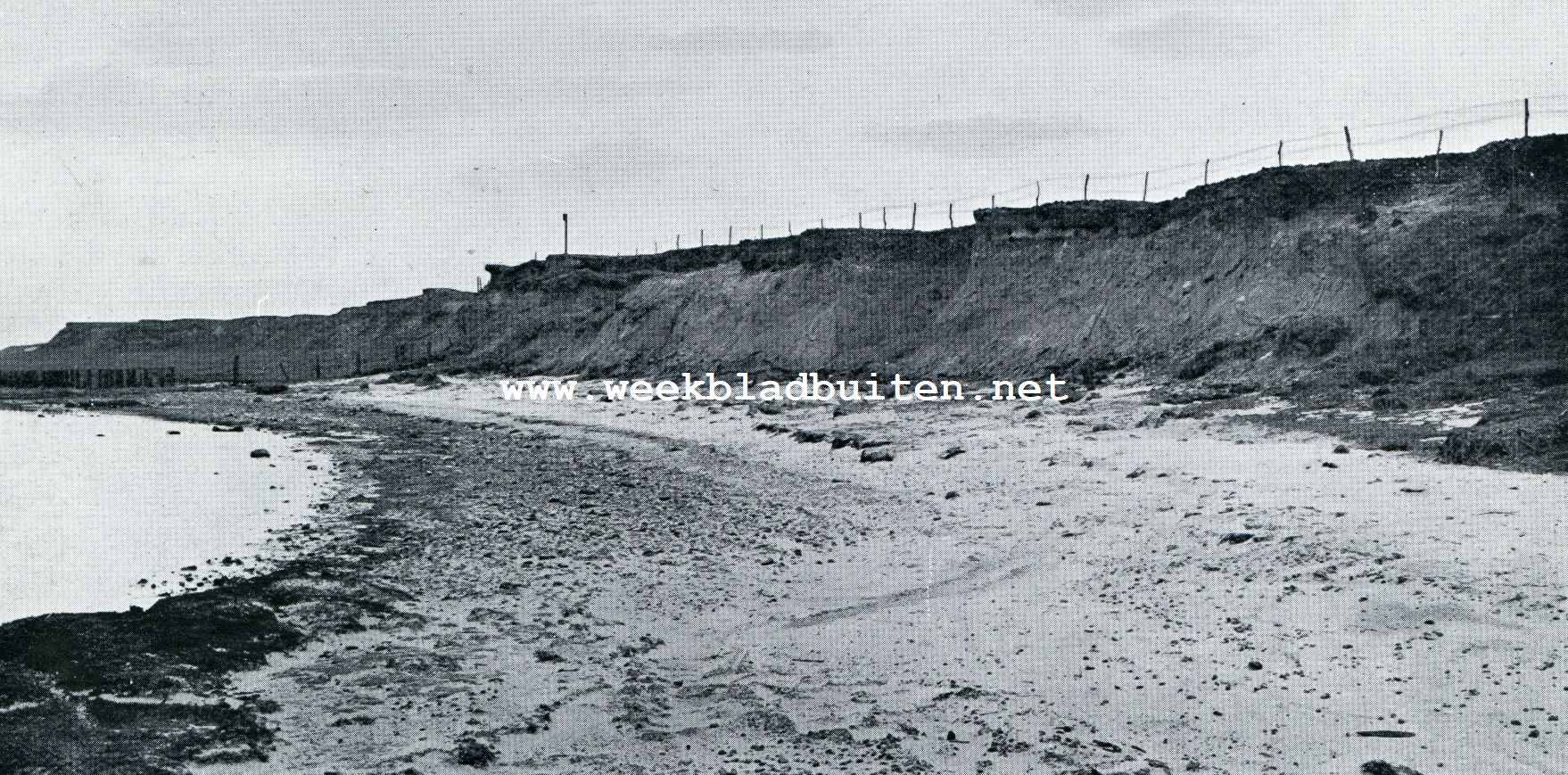HET OUDE MIRDUMER KLIF MET HET ZEESTRAND, EEN PARADIJS VOOR STELTLOOPERS EN NATUURVRIENDEN
